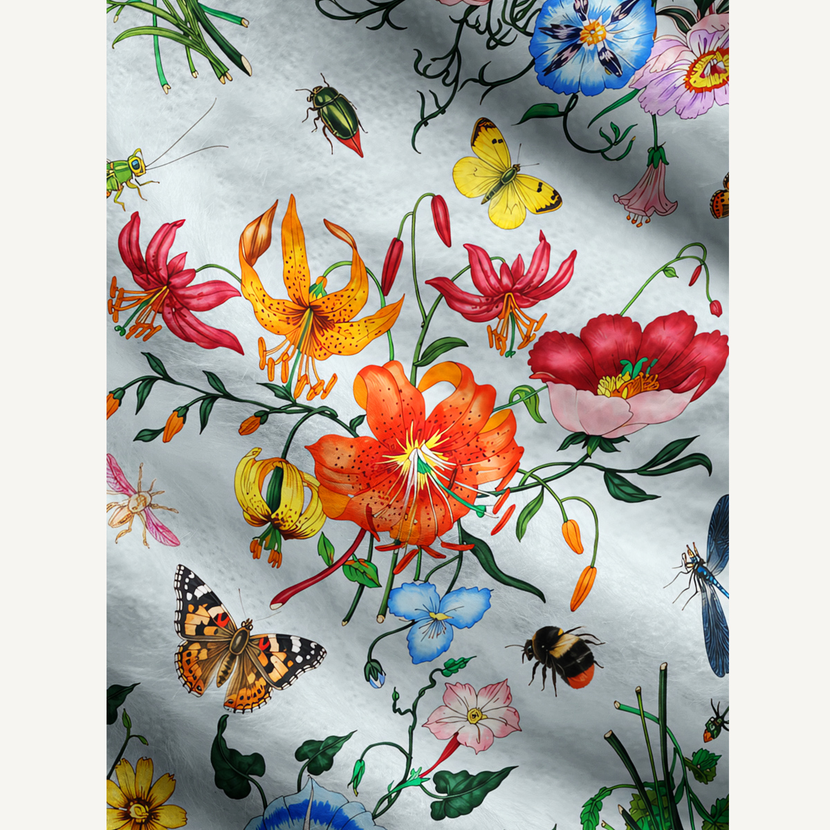 Botanical Wildflower & Insect Garden Crewneck Sweater
