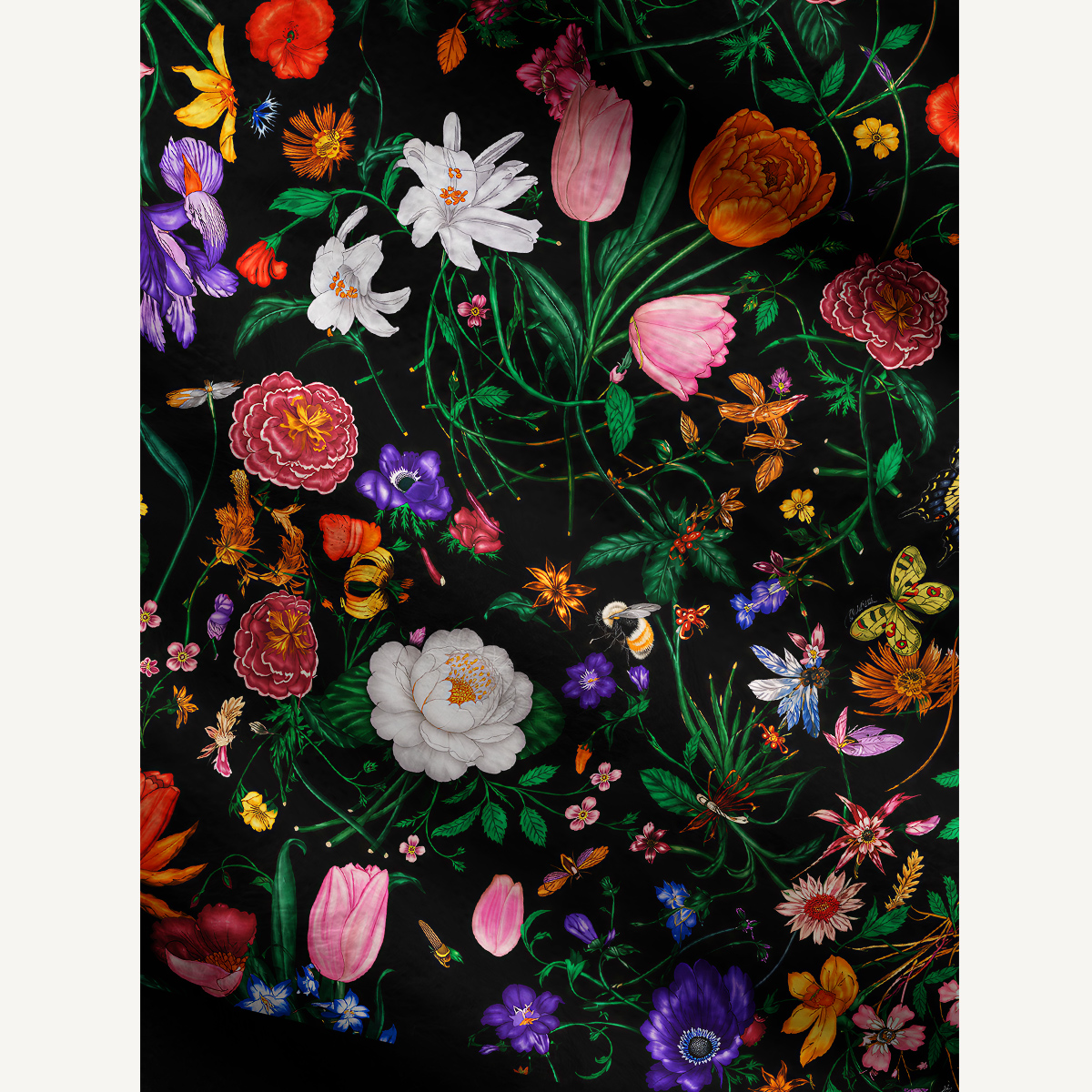 Midnight Wildflower & Butterfly Cardigan Sweaters