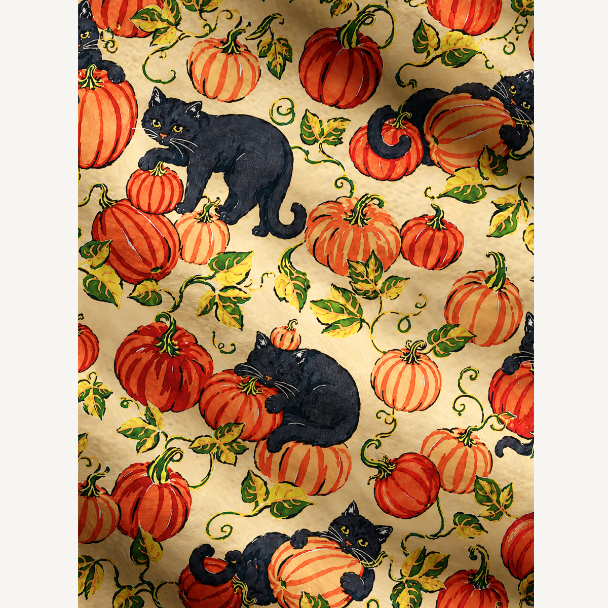 Black Cat & Pumpkin Patch Cardigan Sweaters