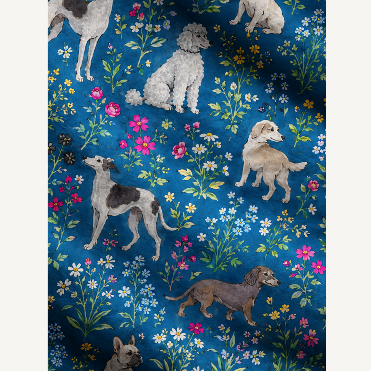 Dogs & Wildflowers Cardigan Sweaters