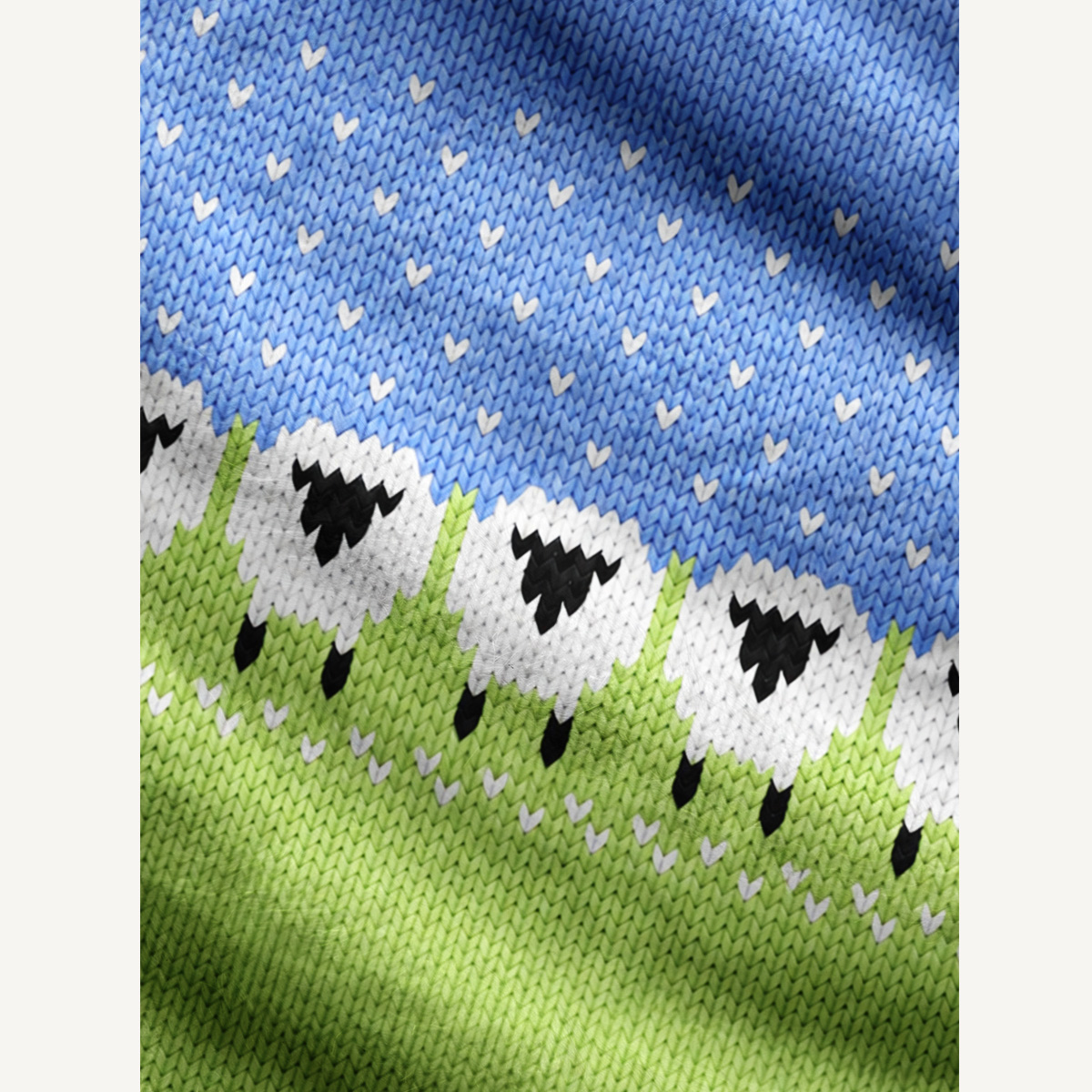 Cozy Little Sheep Crewneck Sweater