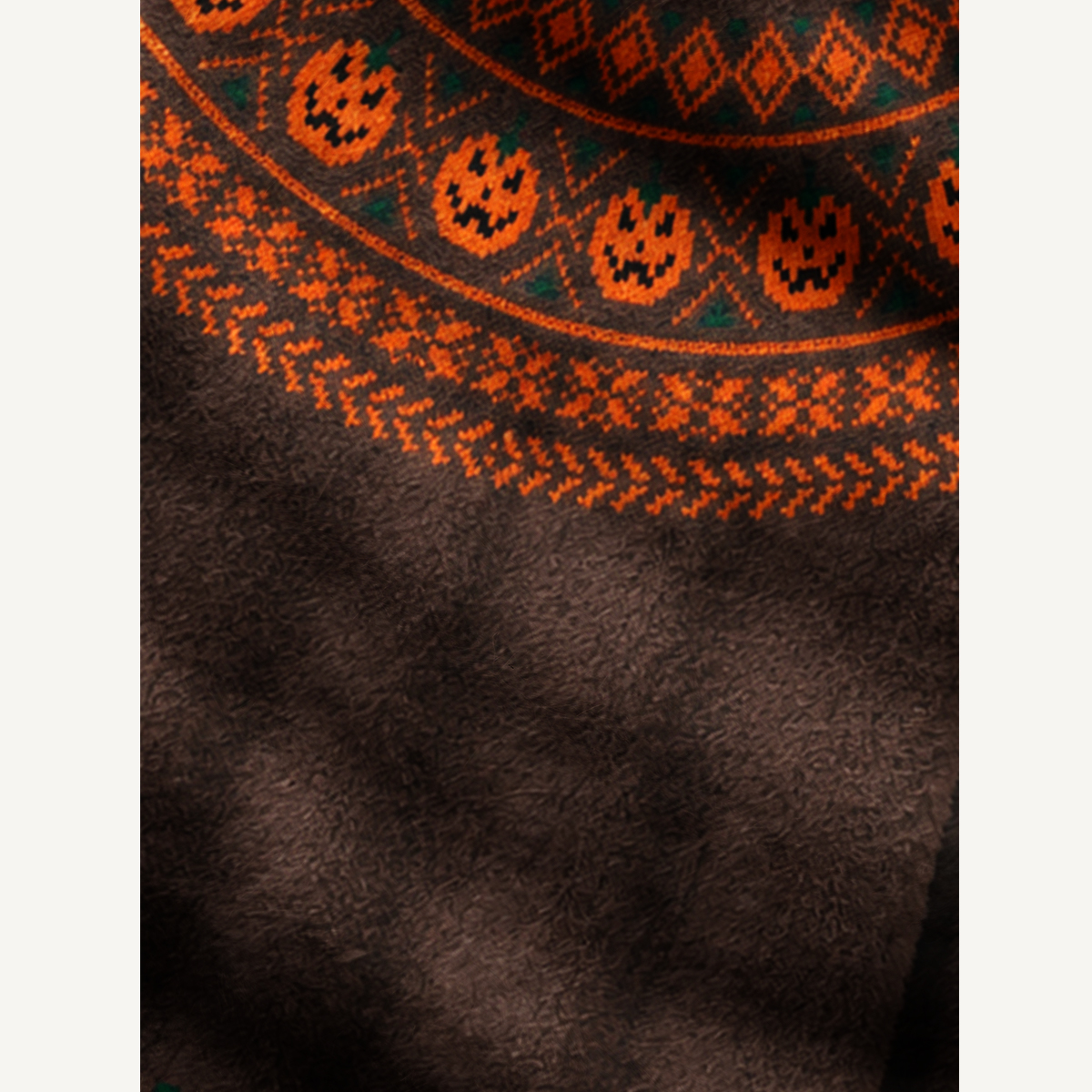 Jack-O’-Lantern Halloween Crewneck Sweater
