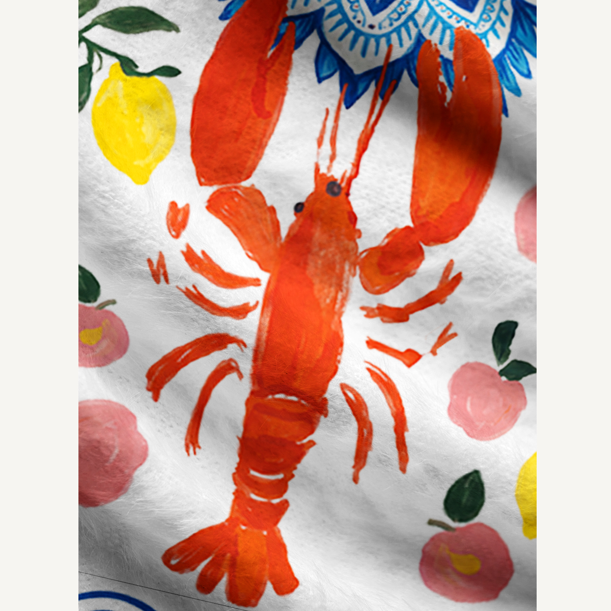 Lobster & Lemon  Cardigan Sweaters