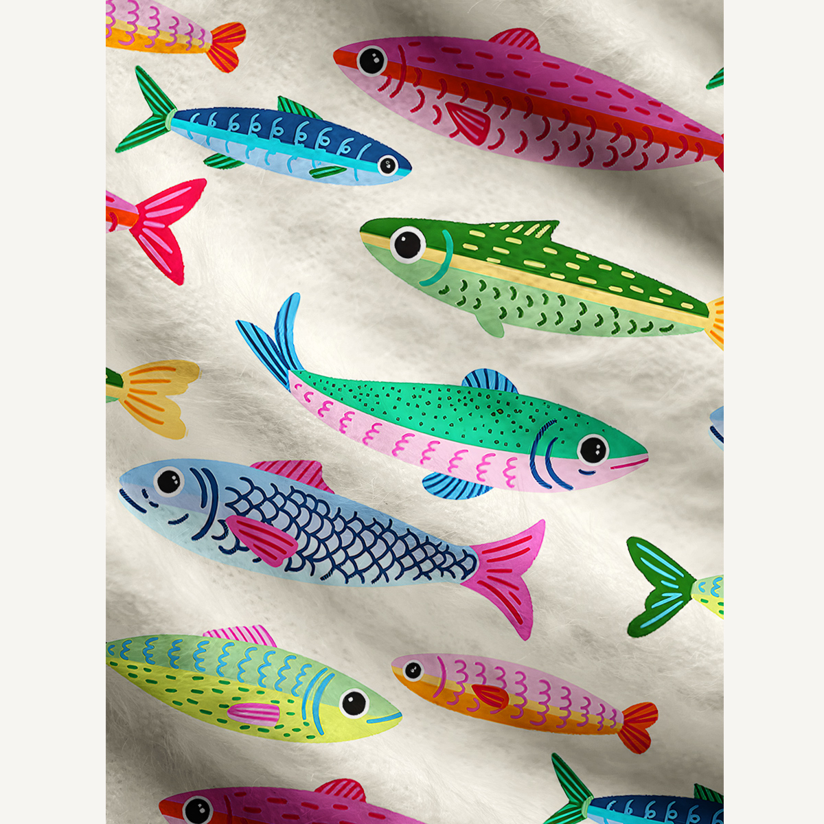 Bright Sardine Cardigan Sweaters