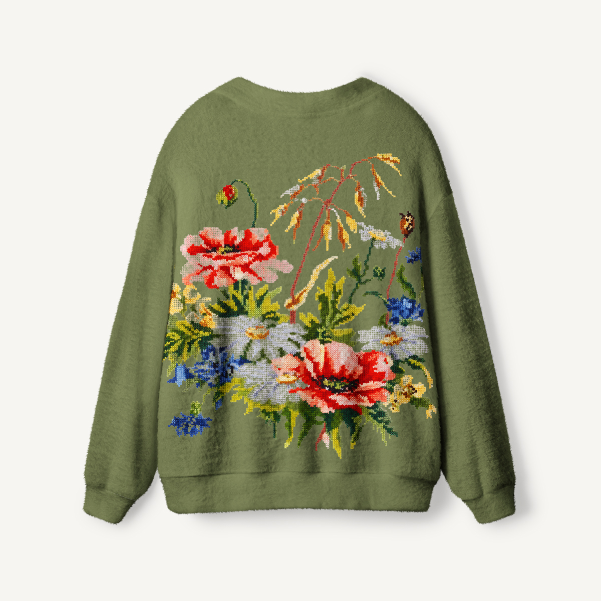Wildflower Garden Botanical Cardigan Sweaters