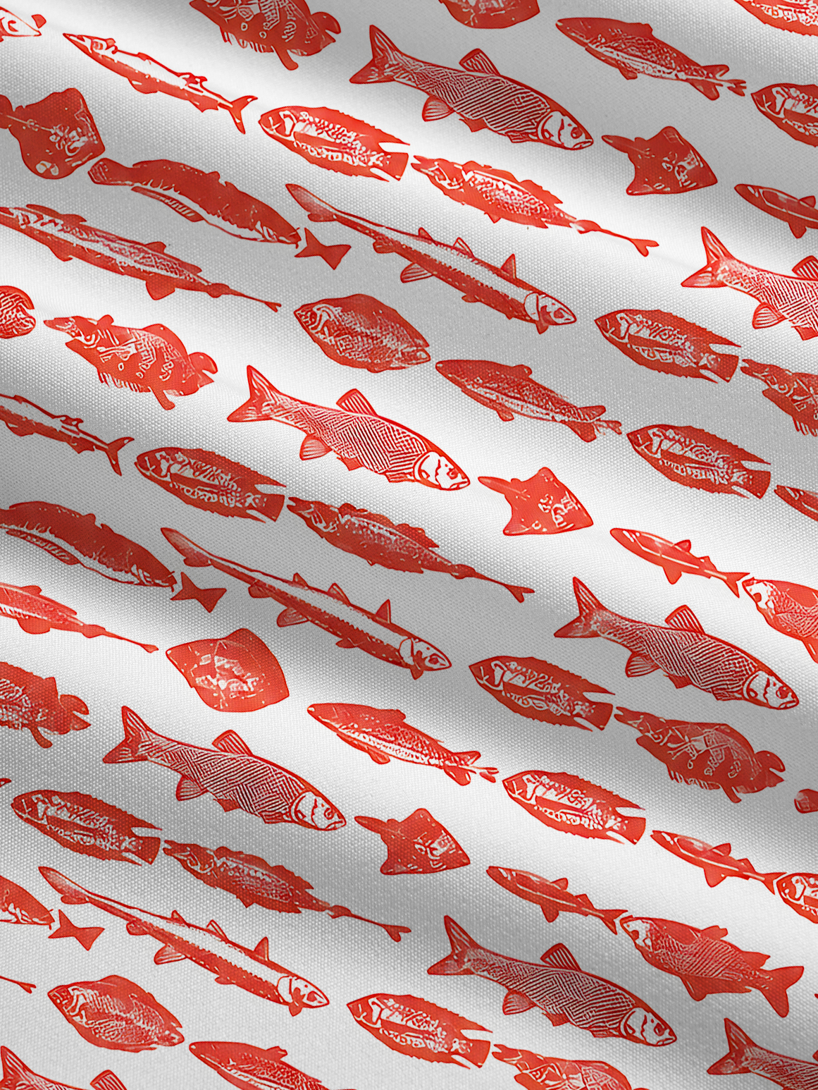 American Flag Fish Pattern Bow Strap Maxi Dress