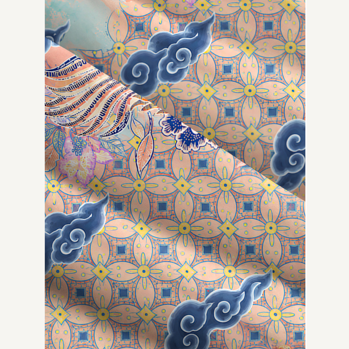 Boho Botanical Print Strap Maxi Dress With Pockets