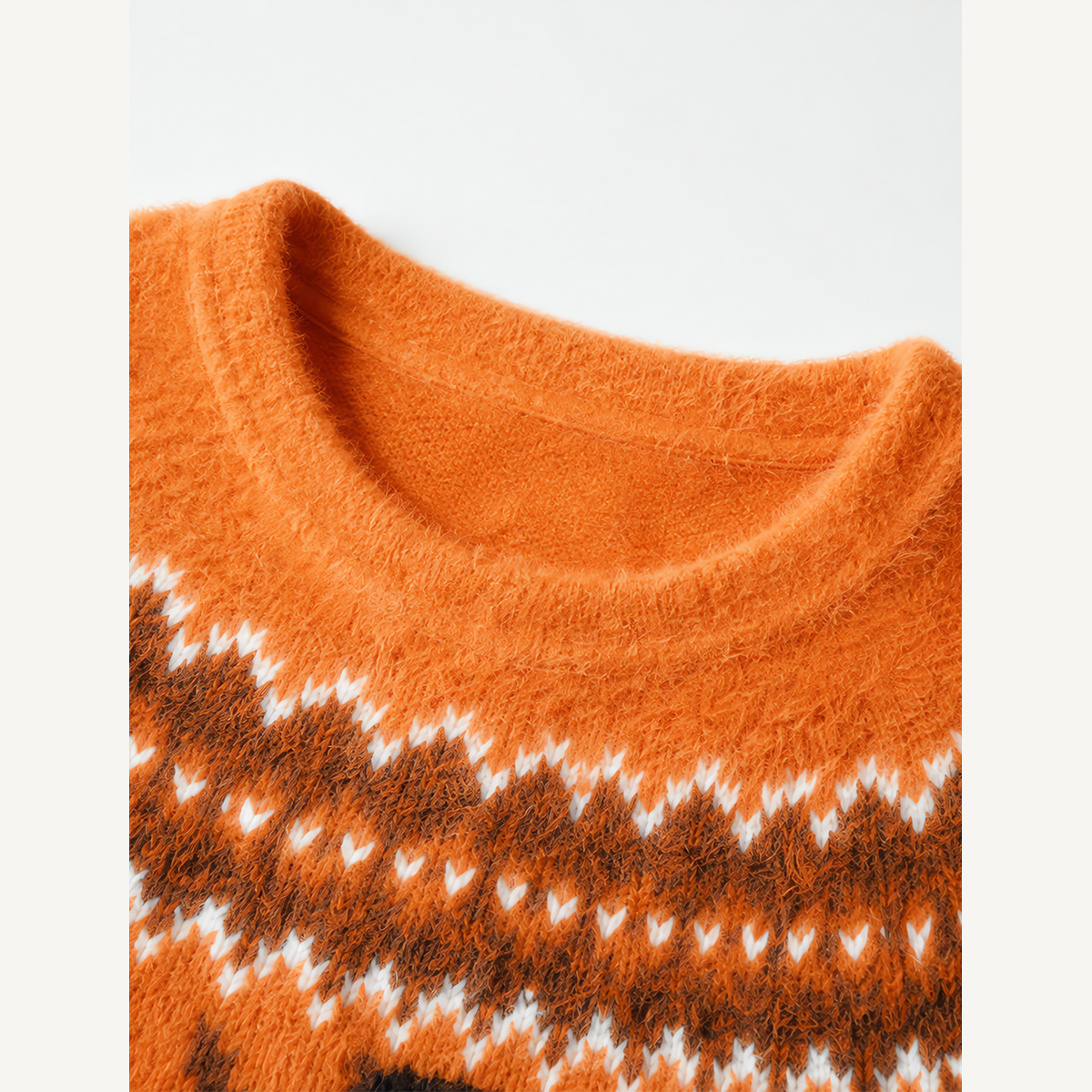 Rustic Western Saddle & Horseshoe Crewneck Sweater