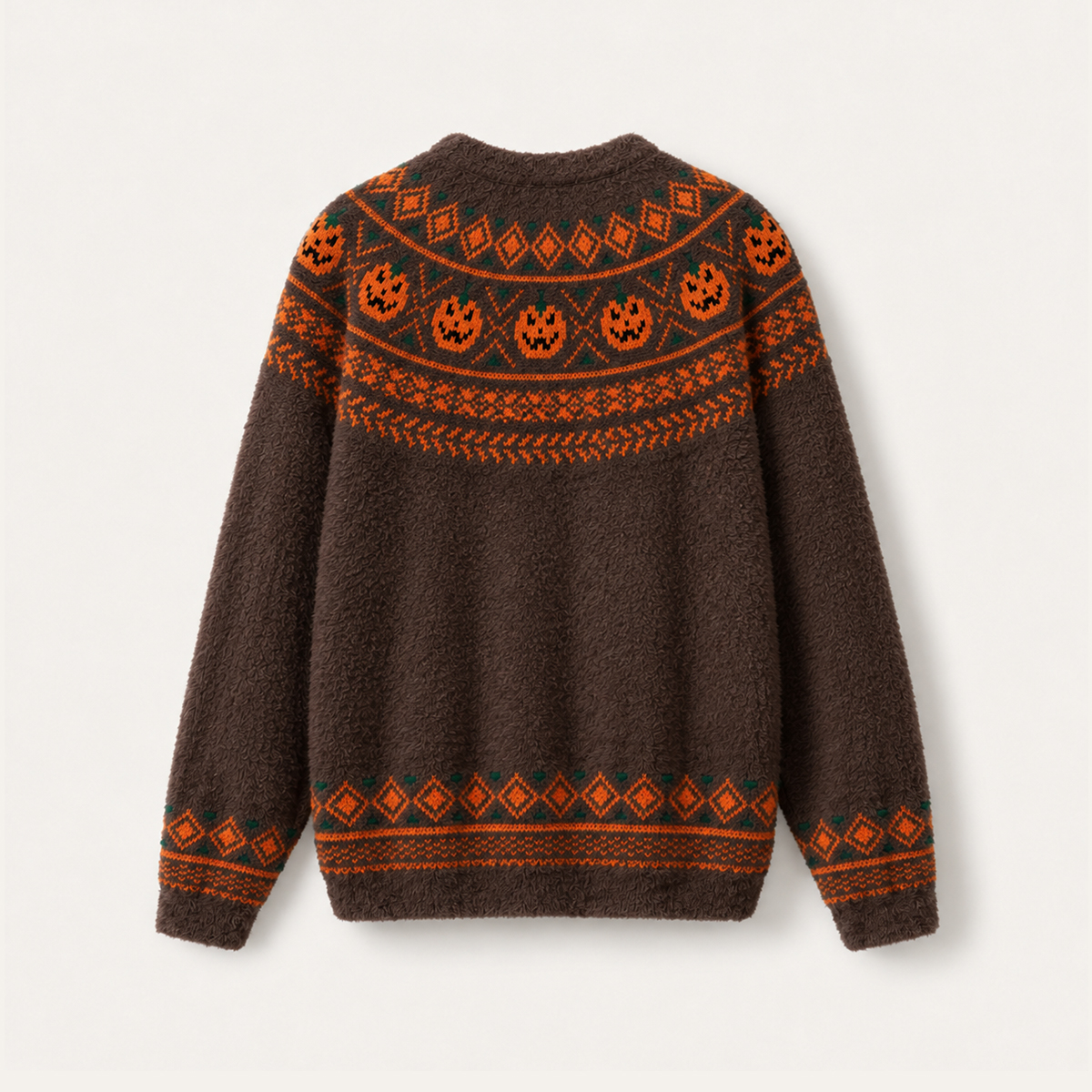 Jack-O’-Lantern Halloween Crewneck Sweater