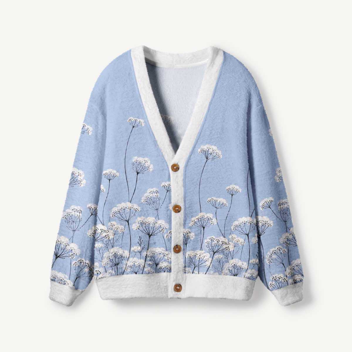 Skyline Wildflower Print Cardigan Sweaters