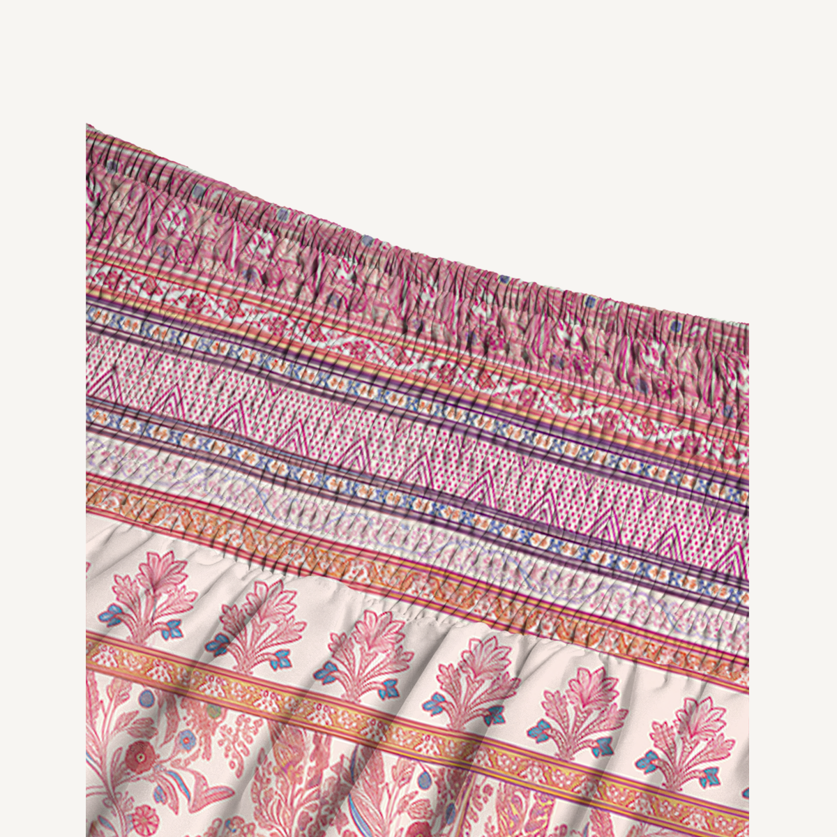 Rosewood Vintage Garden Print Convertible Maxi Skirt & Strapless Dress
