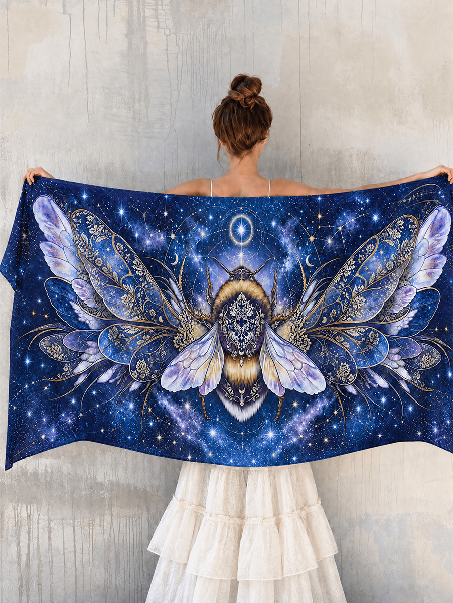 Celestial Bumblebee Wing Shawl
