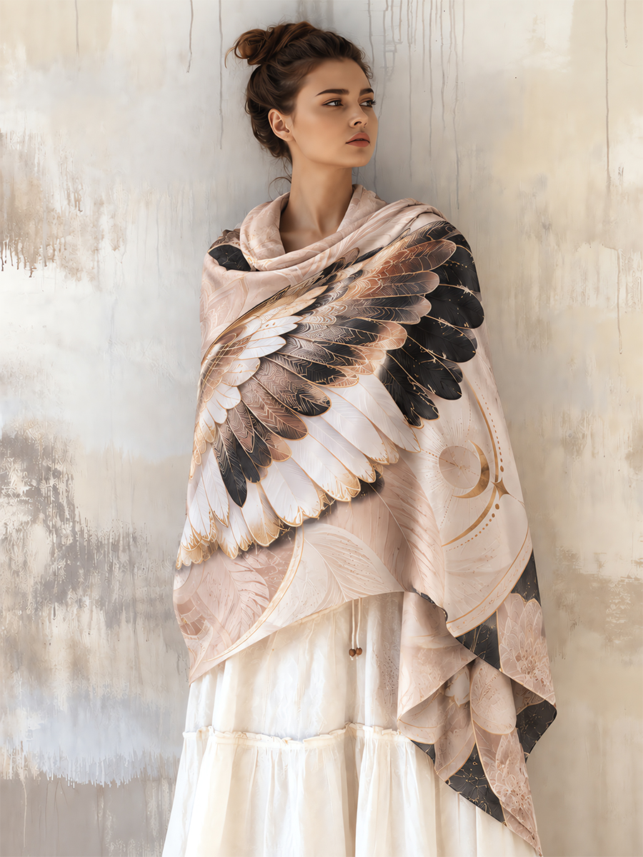 Sacred Ankh Angel Wings Shawl