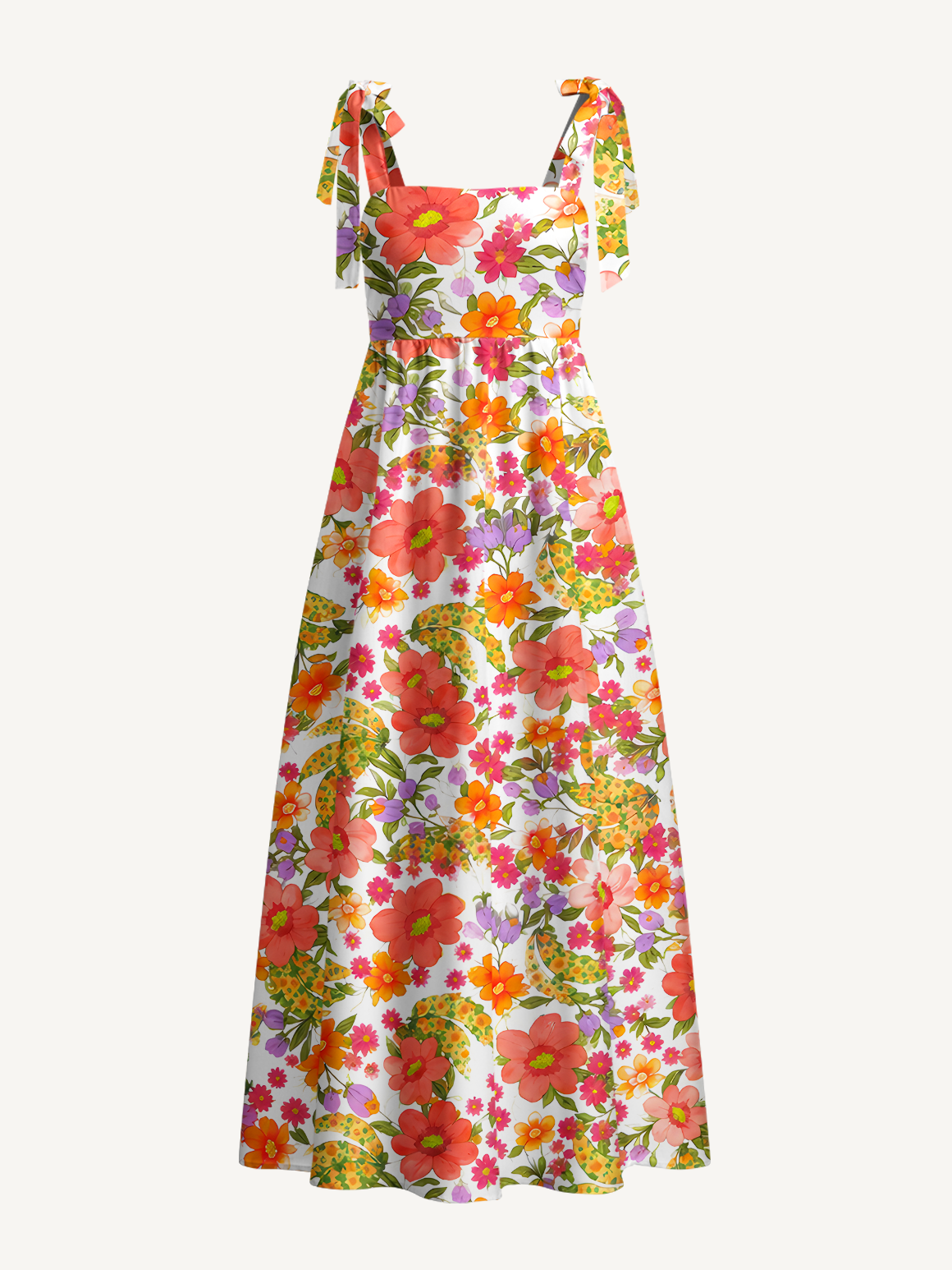 Blossom Meadow Burst Floral Maxi Dress