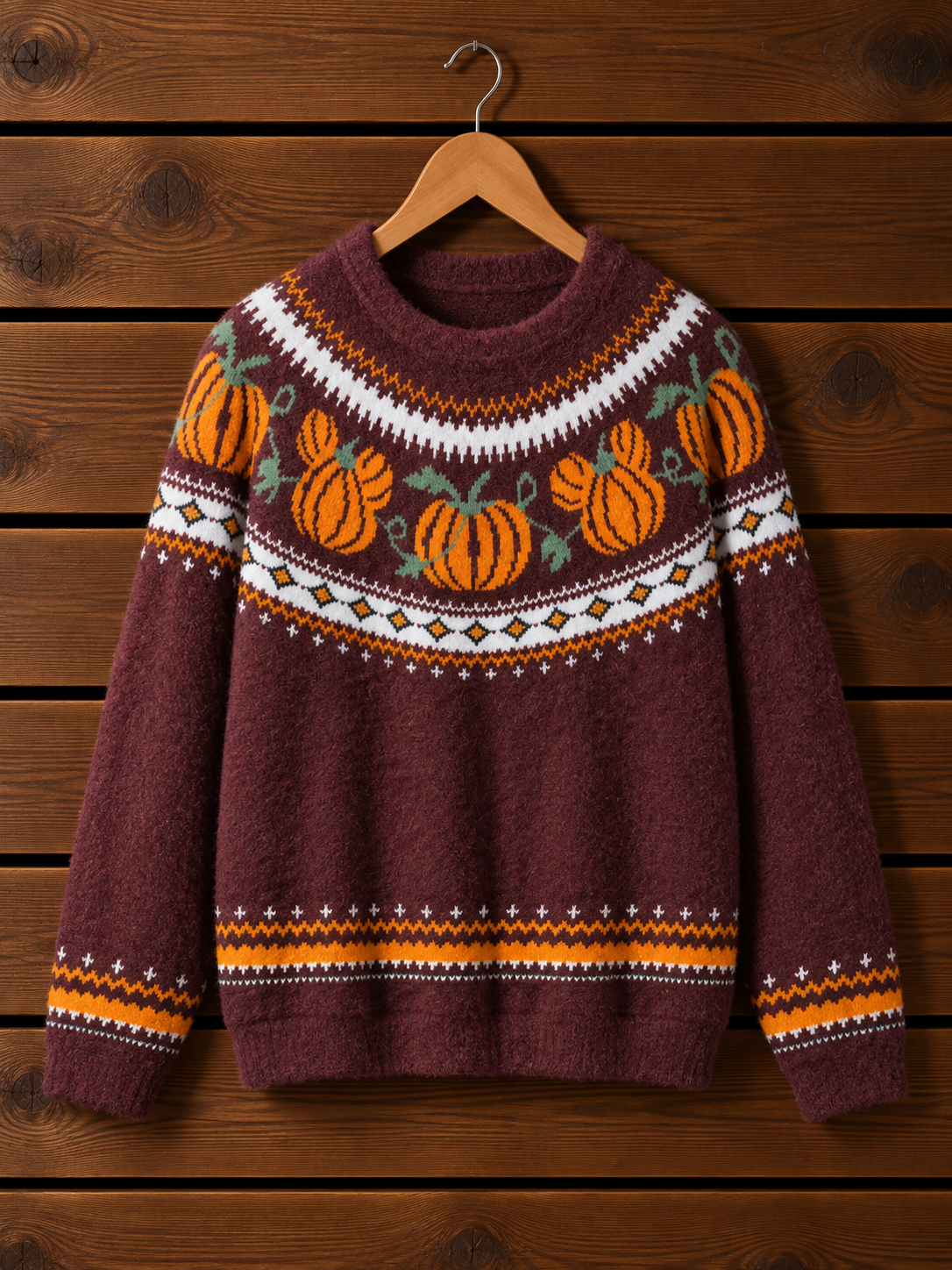Pumpkin Harvest Autumn Crewneck Sweater