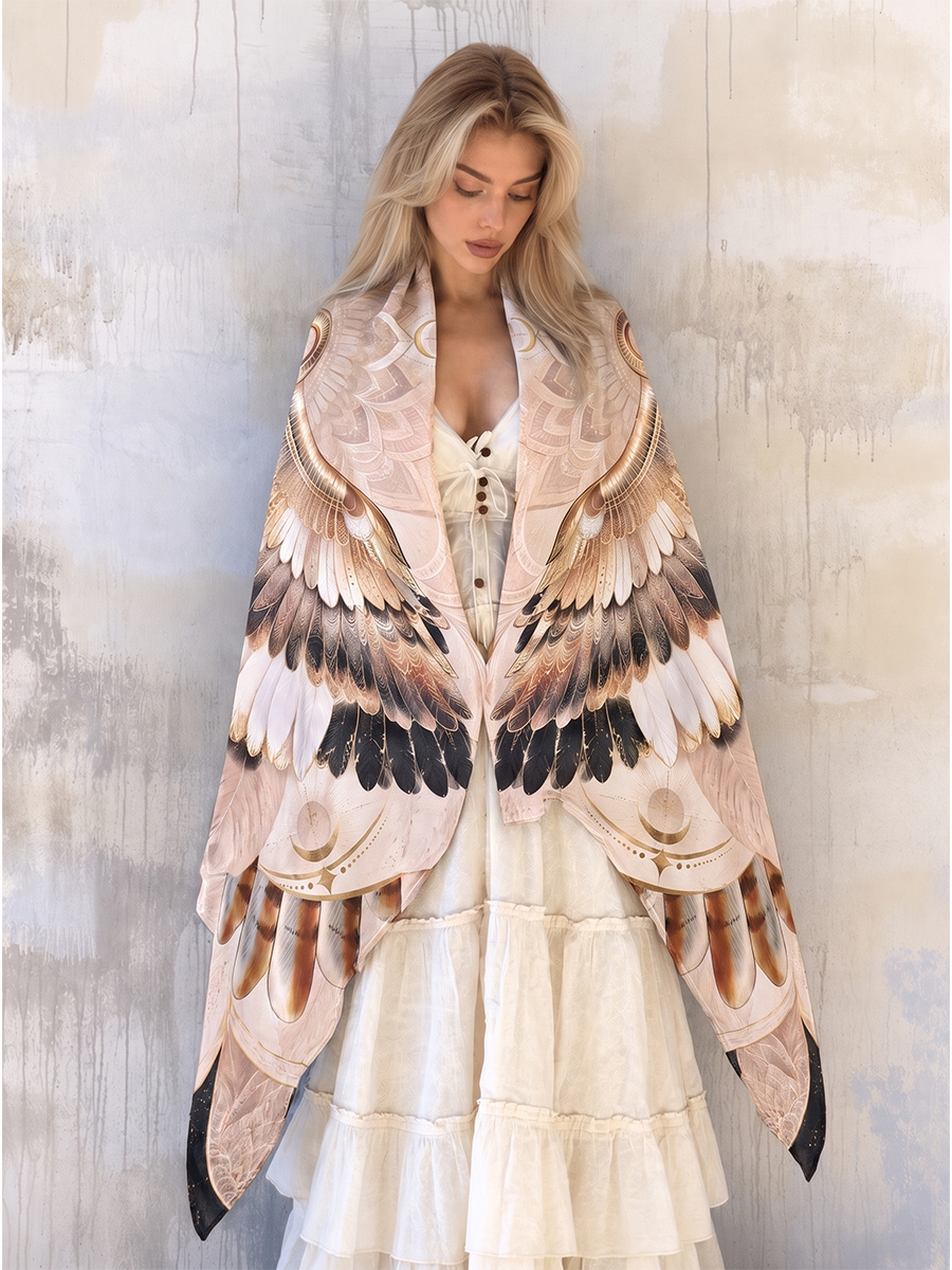 Sacred Ankh Angel Wings Shawl