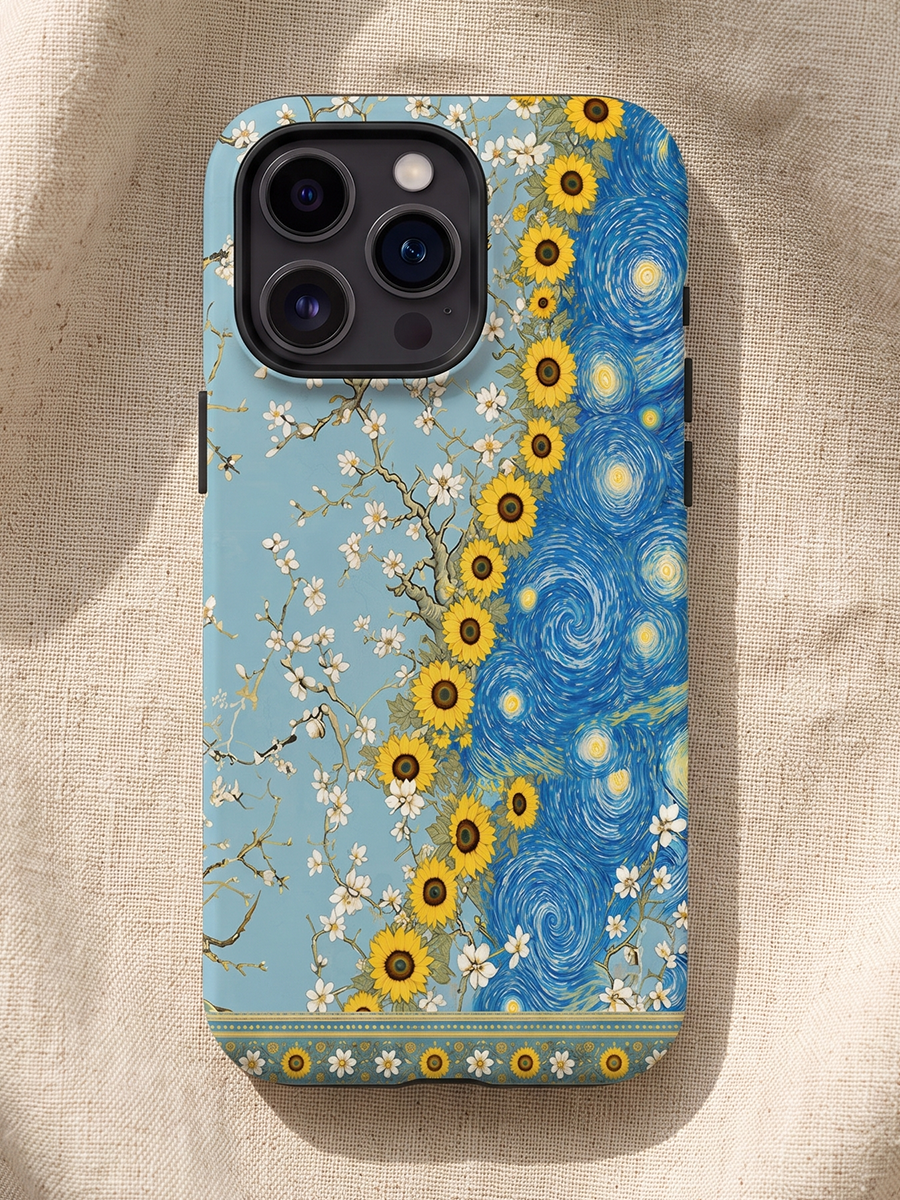 Van Gogh Almond Blossom Starry Night Sunflowers Phone Case