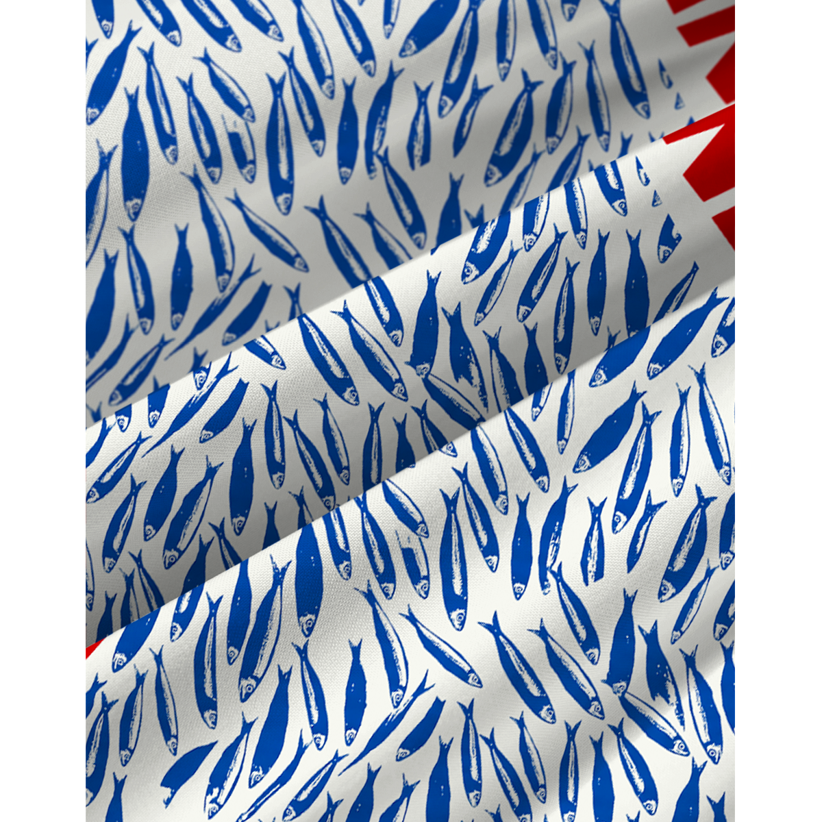 Blue Sardine & Fresh Spaghetti Strap Mini Dress