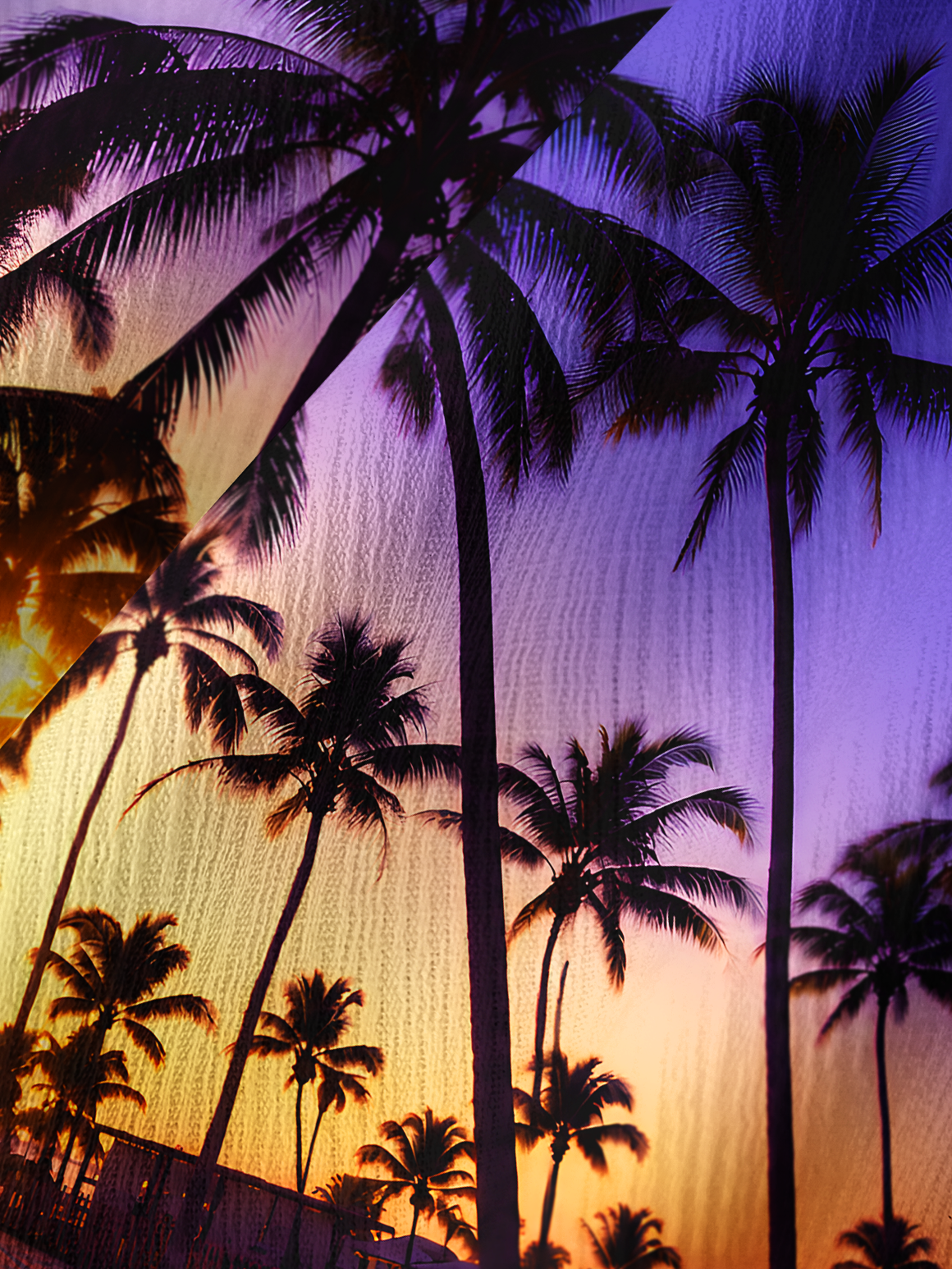 Palm Shadows at Sunset Summer Trousers