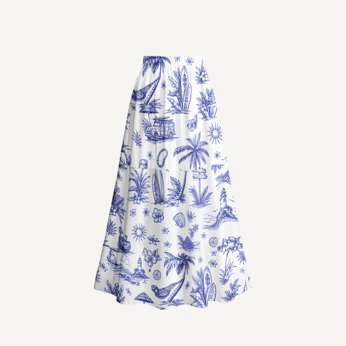 Island Holiday Toile Girls Swimwear