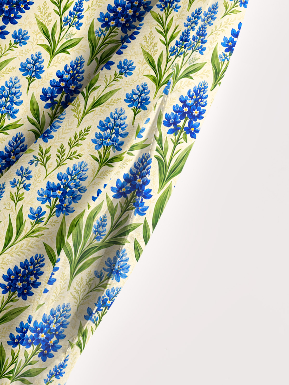 Royal Blue Lupine Meadow Strap Maxi Dress With Pockets