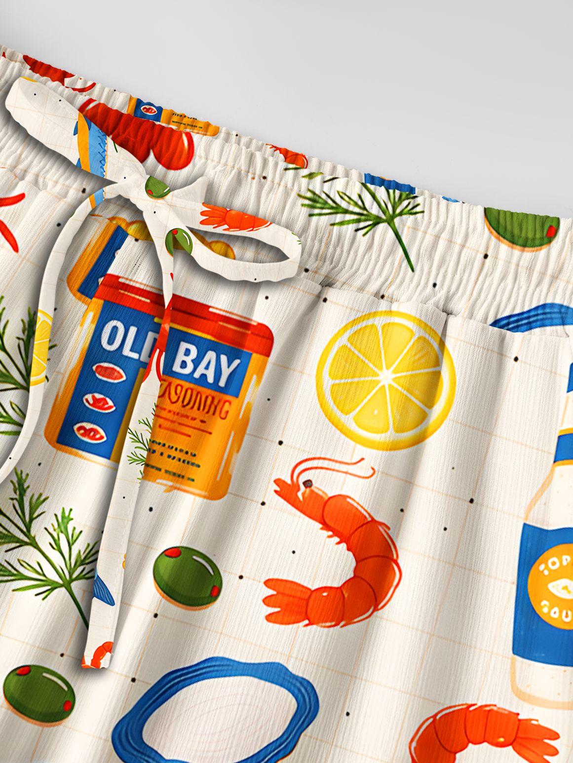 Seafood Boil Party Summer Trousers With Pockets