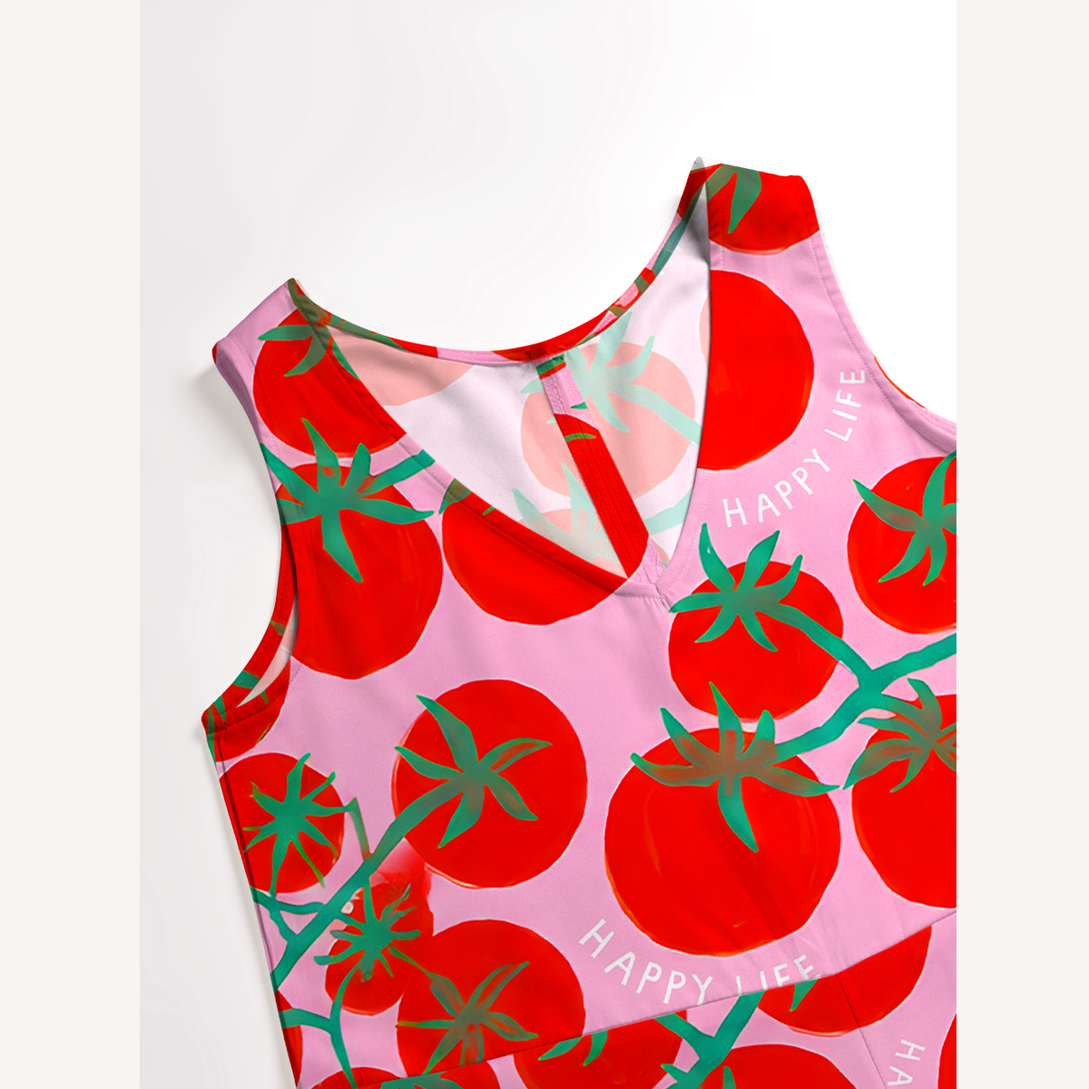 Tomato Garden Delight Womens Jumpsuit