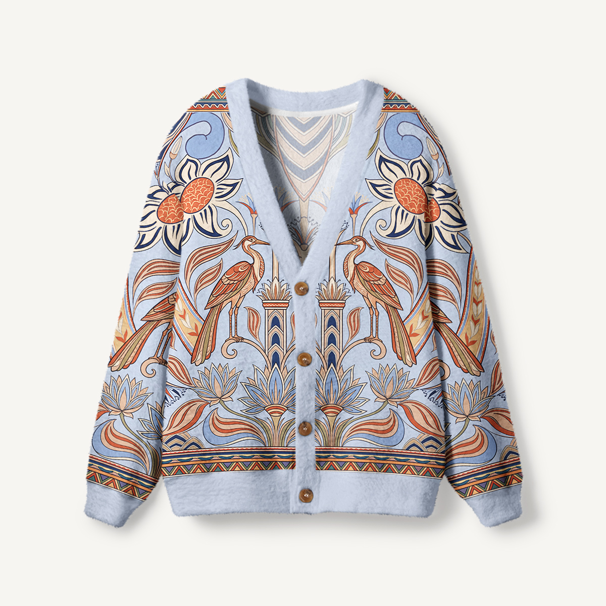 Bird & Botanical Garden boho Cardigan Sweaters