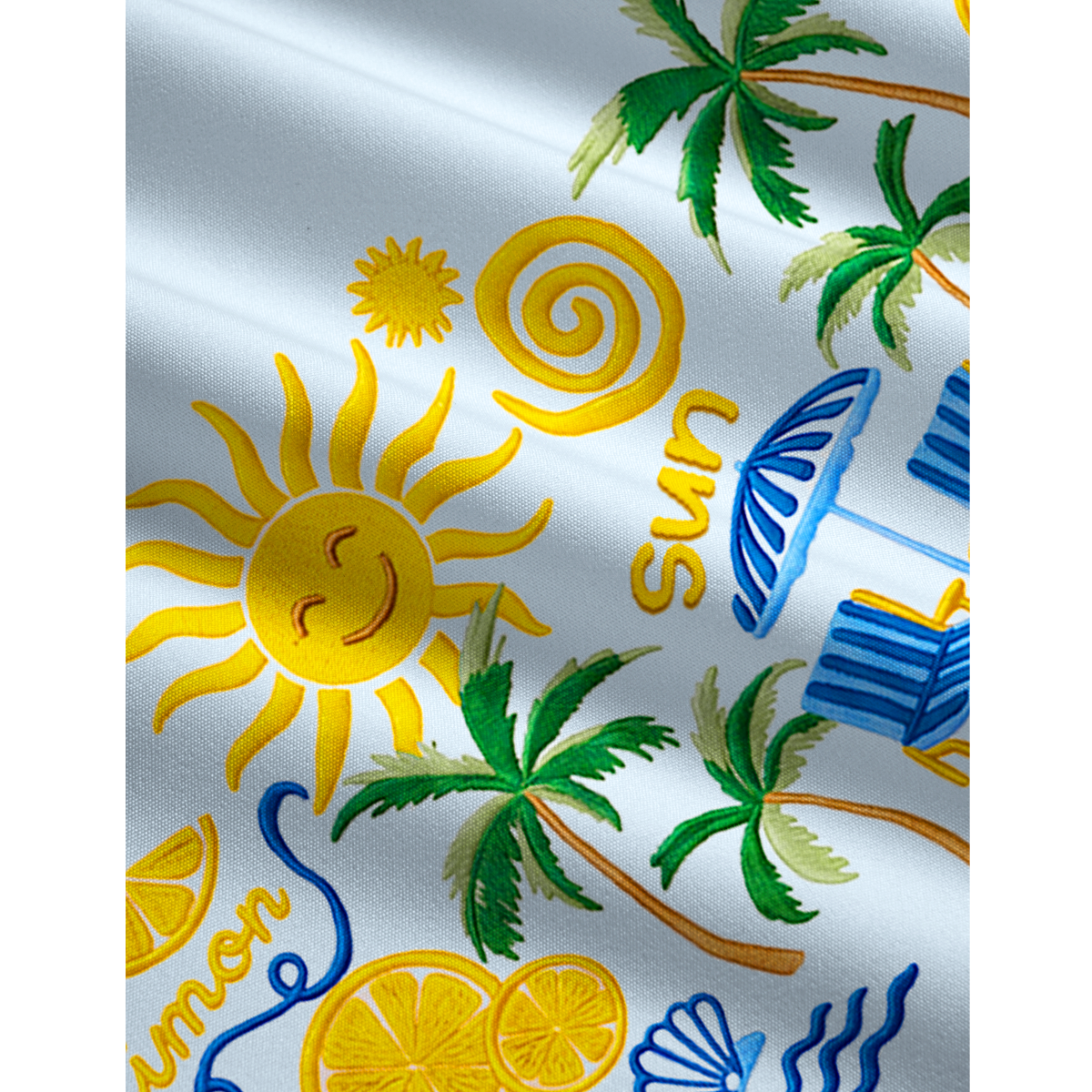 Lemon & Palm Beach Jumpsuit with Pockets for Women