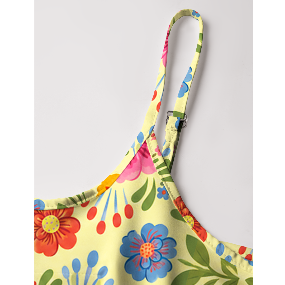 Mexico Flowers Print Mini Dress For Women