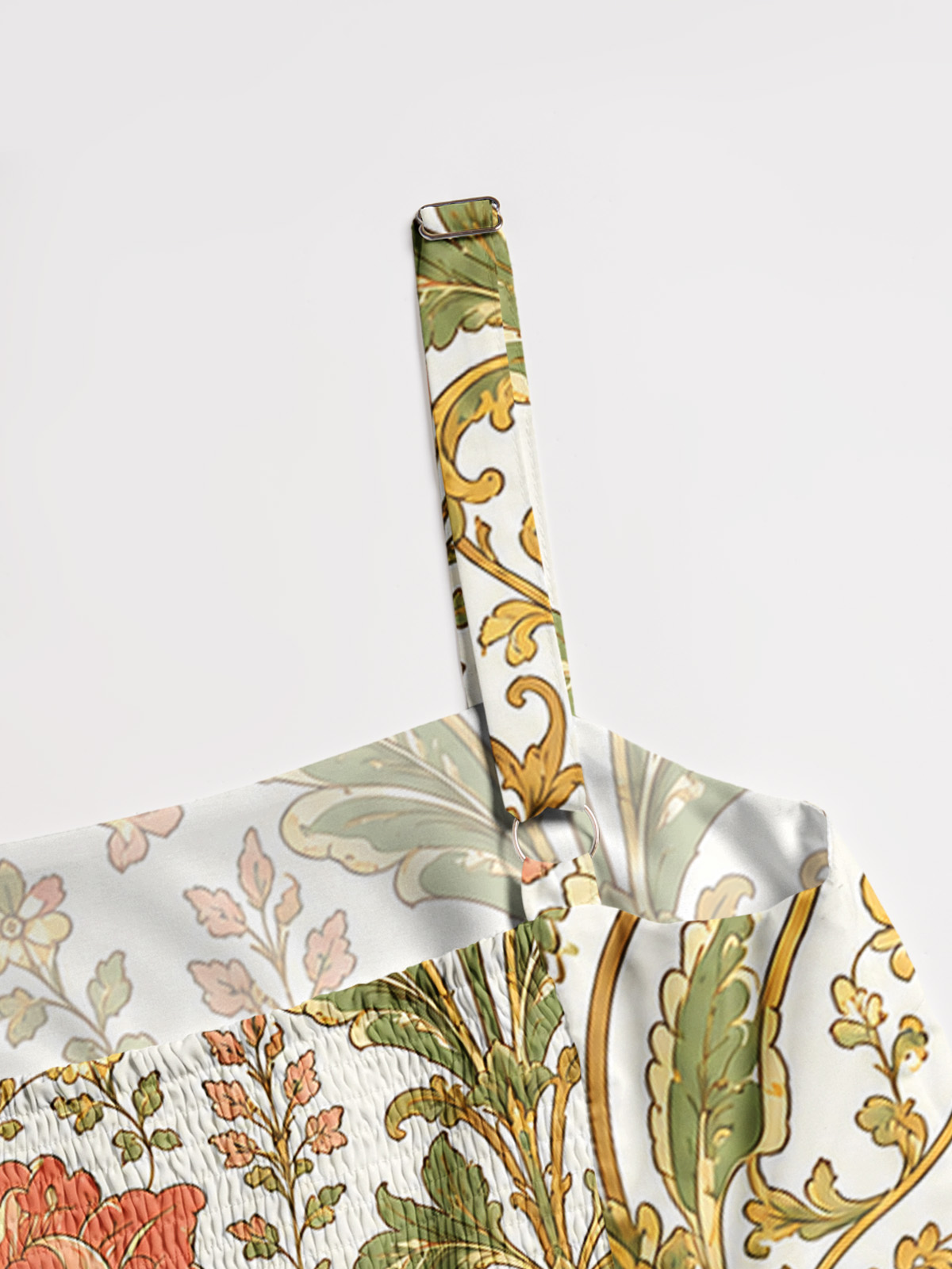 Botanical Morris Grand Peony Strap Maxi Dress With Pockets
