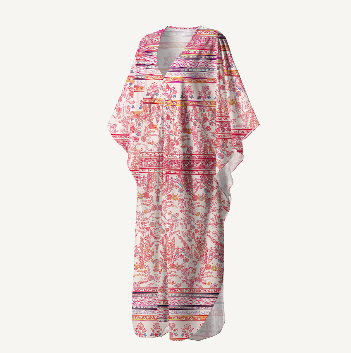 Rosewood Vintage Garden Soft Kaftan Maxi Dress