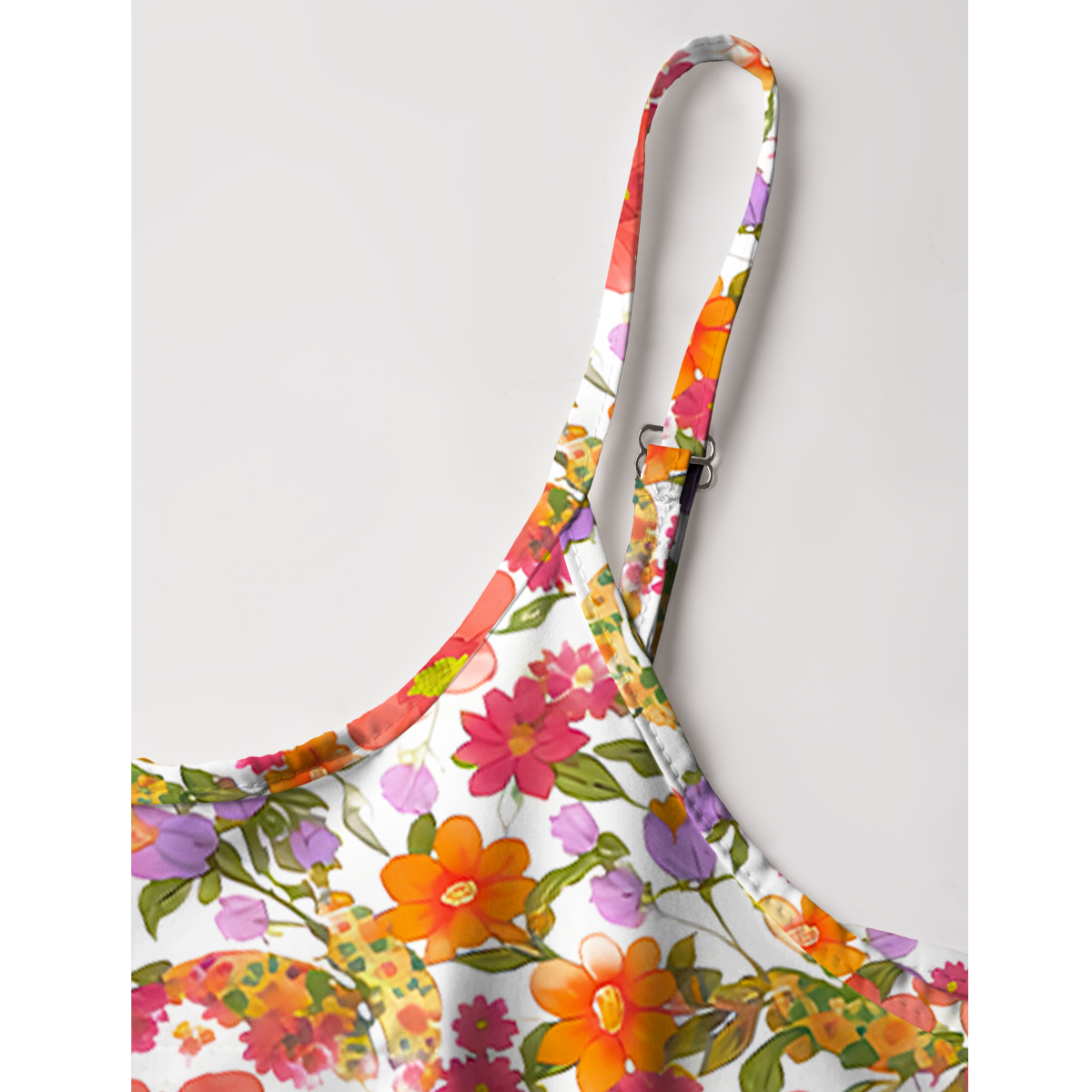 Blossom Meadow Burst Summer Mini Dress