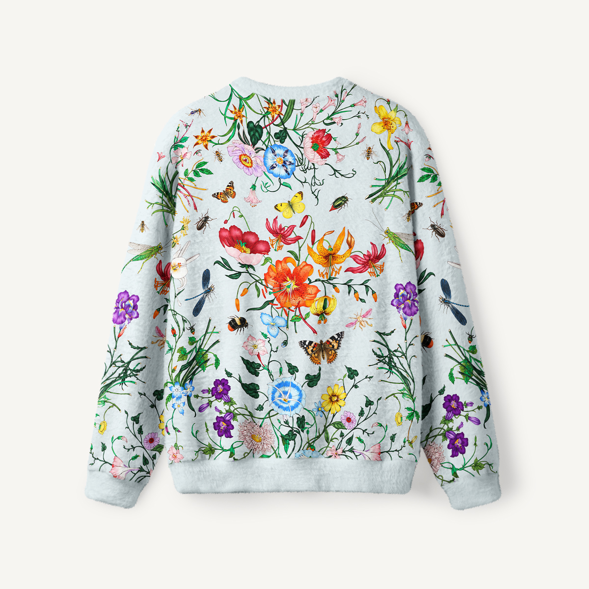 Botanical Wildflower & Insect Garden Crewneck Sweater