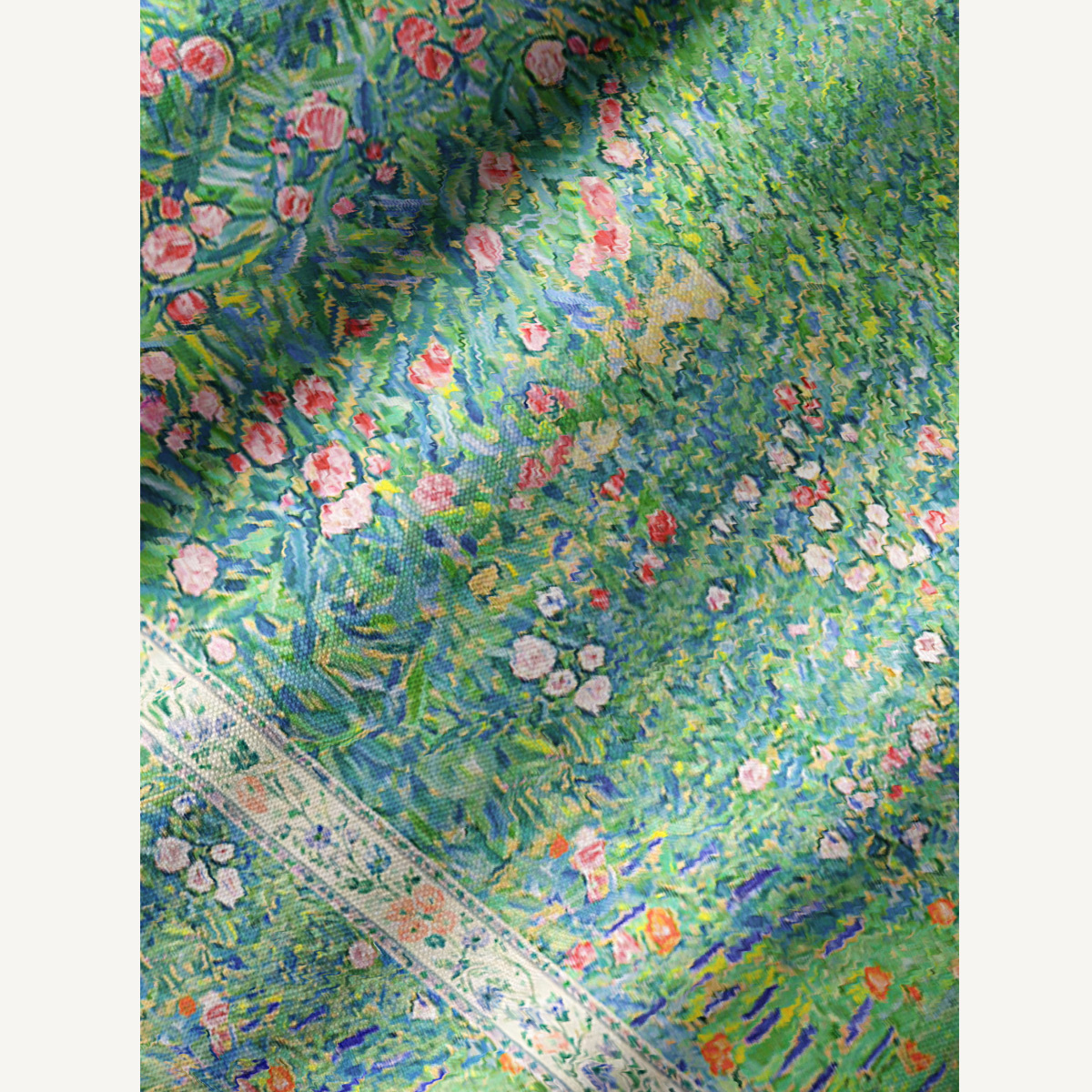 Gustav Klimt Italian Garden Landscape Long Sleeve Women Mini Dress