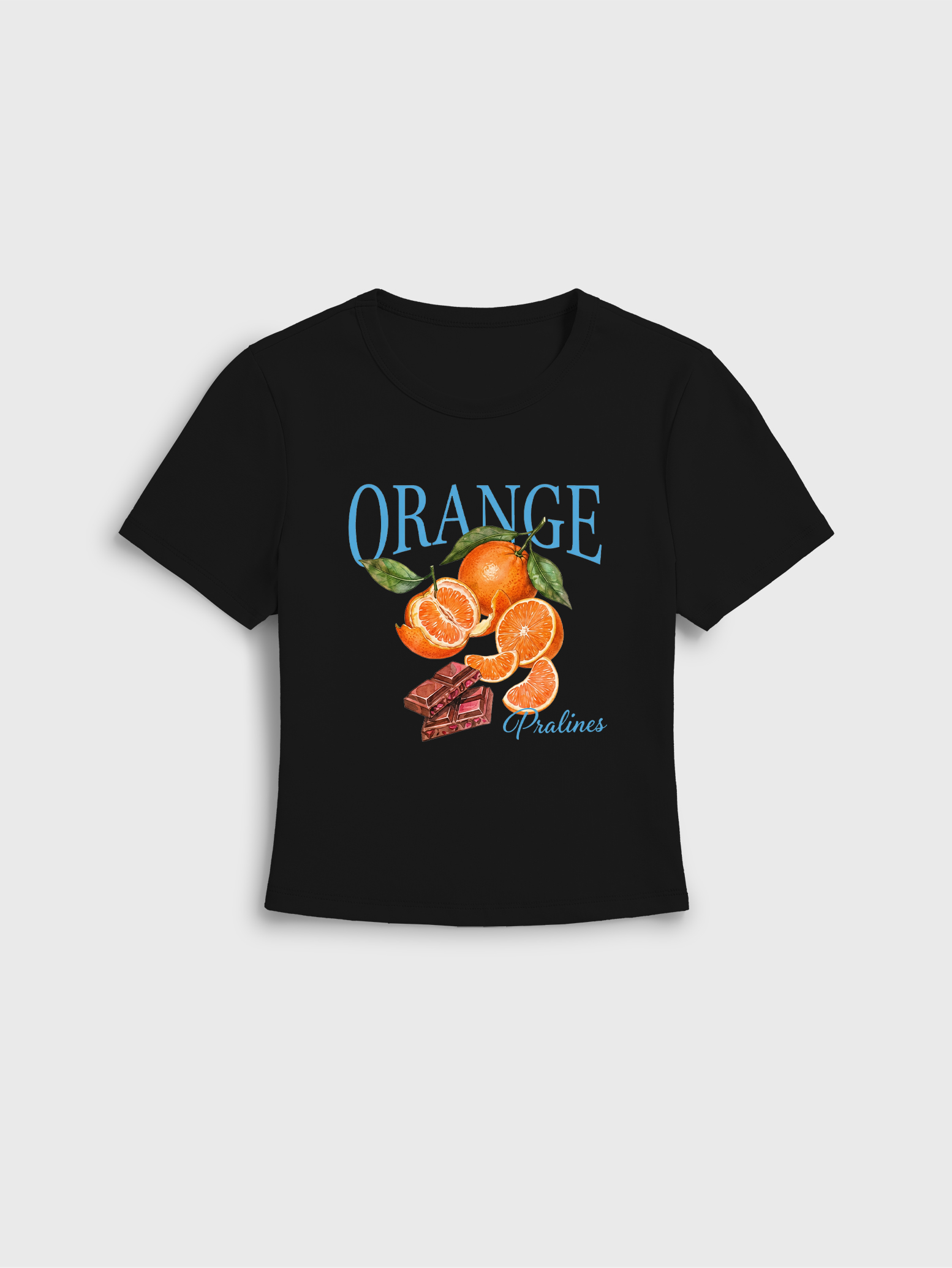 Orange Fruit Sweet Citrus Graphic Baby Tee