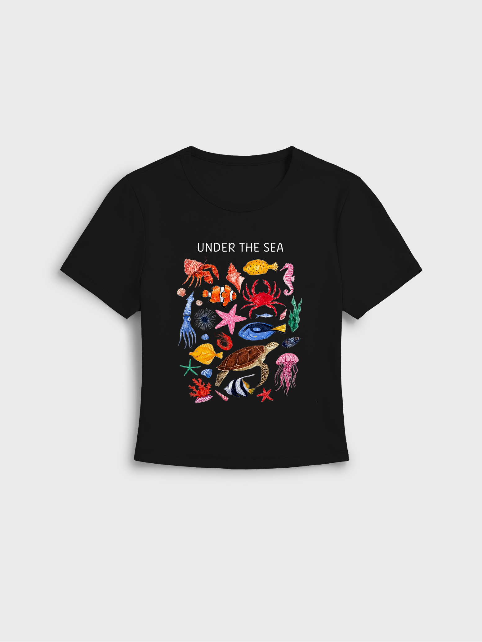 Under The Sea Cotton Baby Tee
