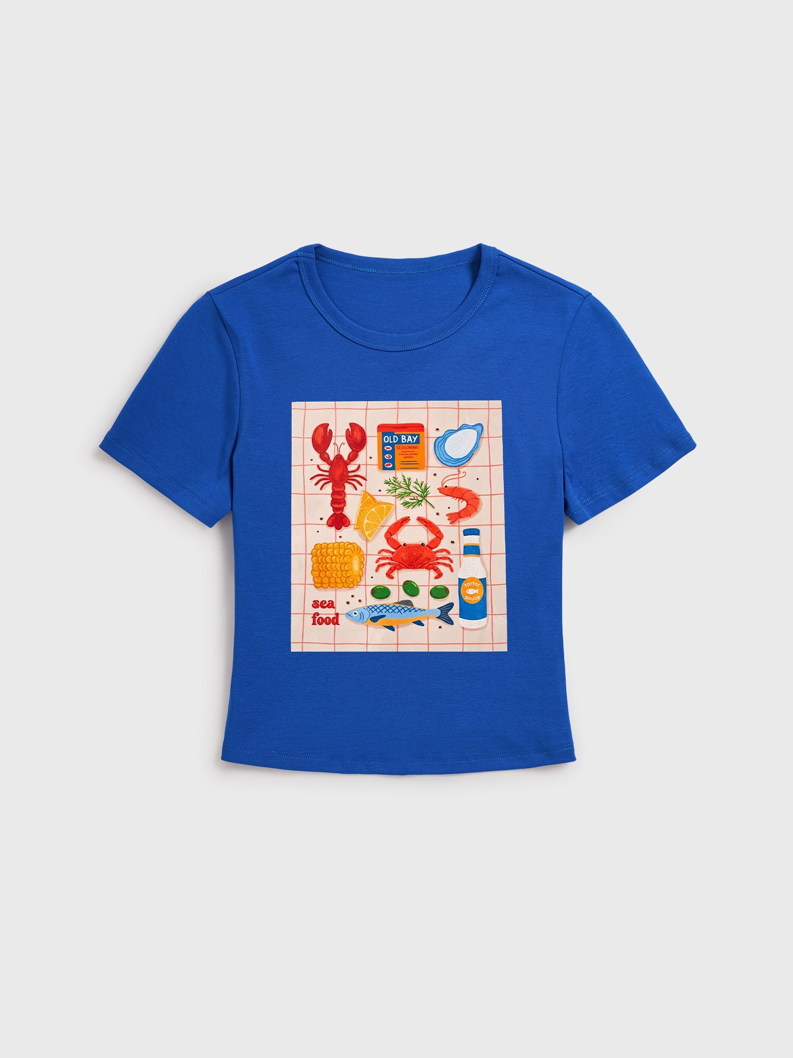 Coastal Seafood Ocean Food Baby Tee Shirt