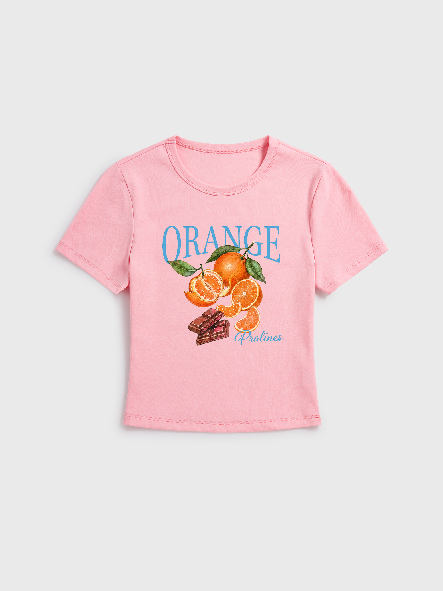 Orange Fruit Sweet Citrus Graphic Baby Tee