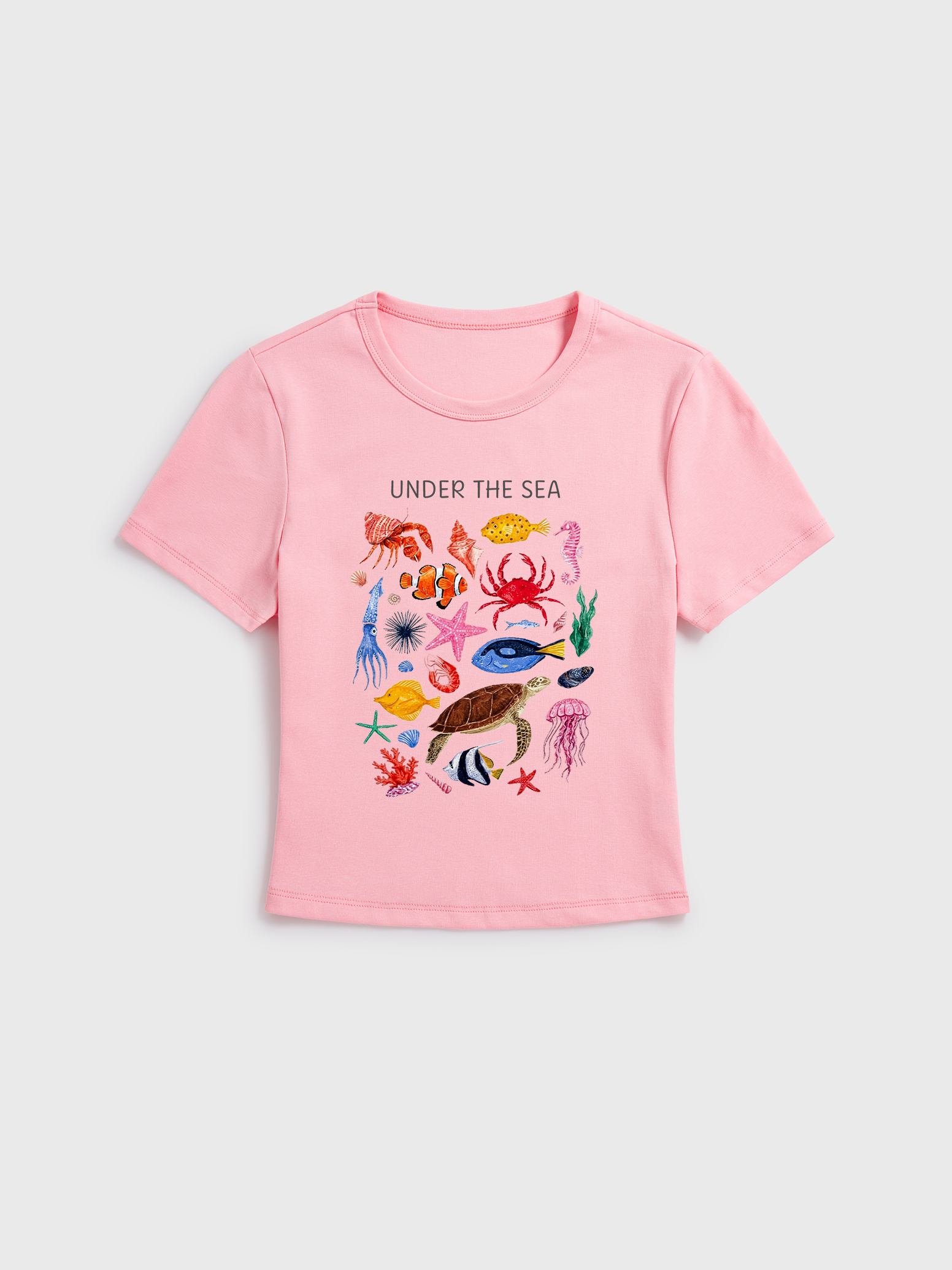 Under The Sea Cotton Baby Tee