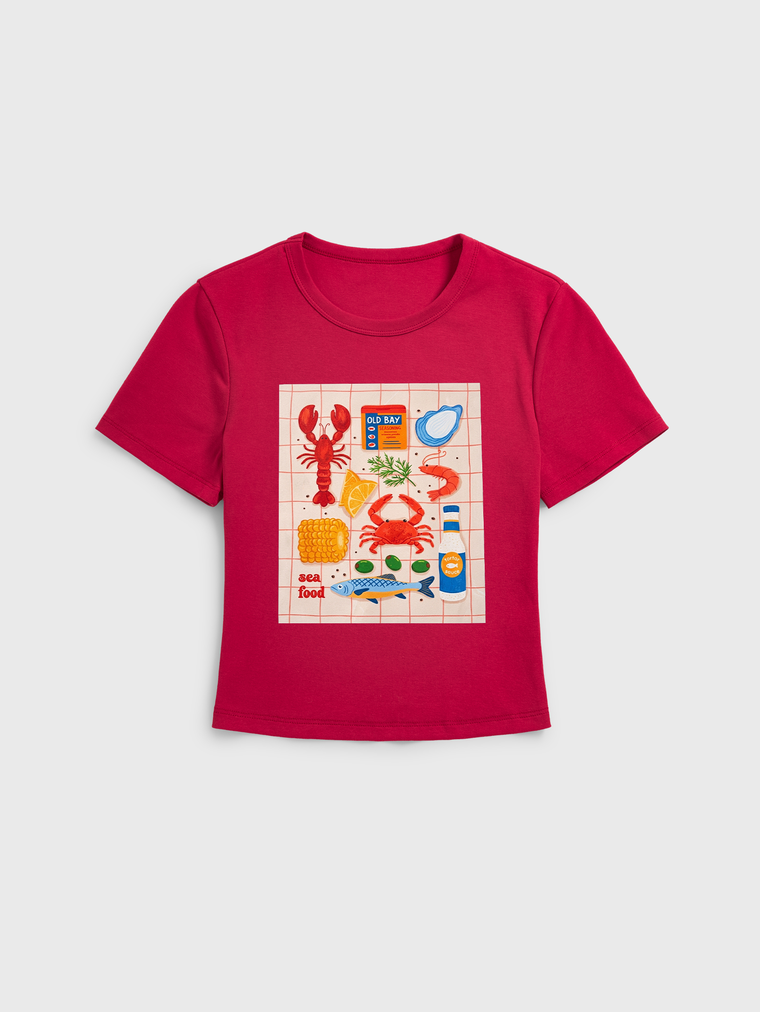Coastal Seafood Ocean Food Baby Tee Shirt