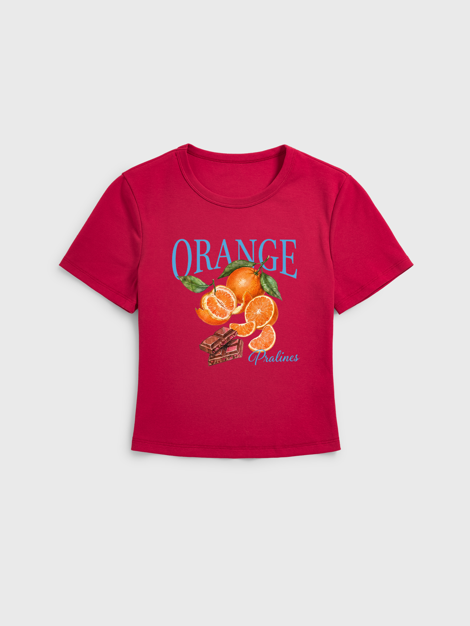 Orange Fruit Sweet Citrus Graphic Baby Tee