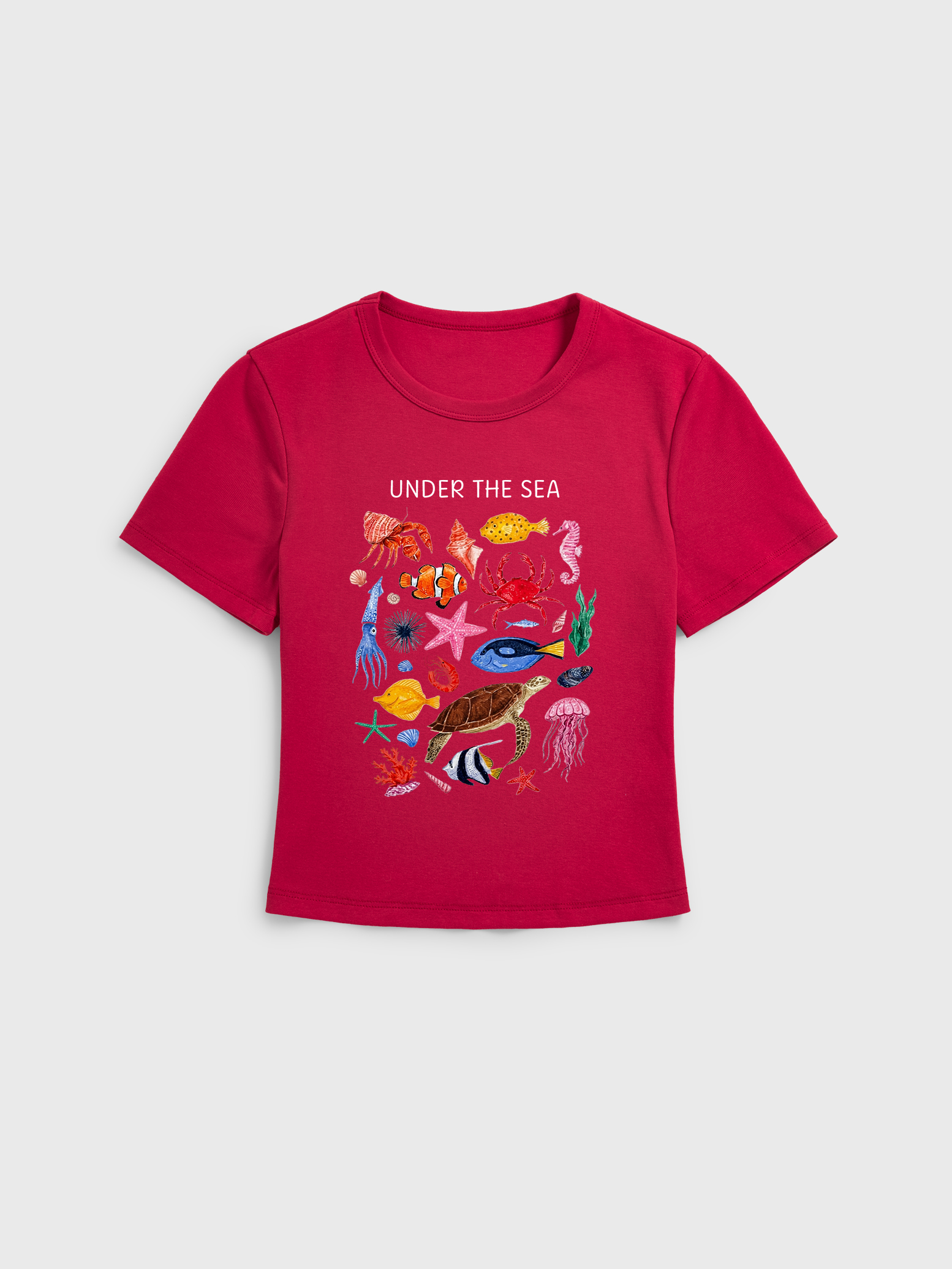 Under The Sea Cotton Baby Tee