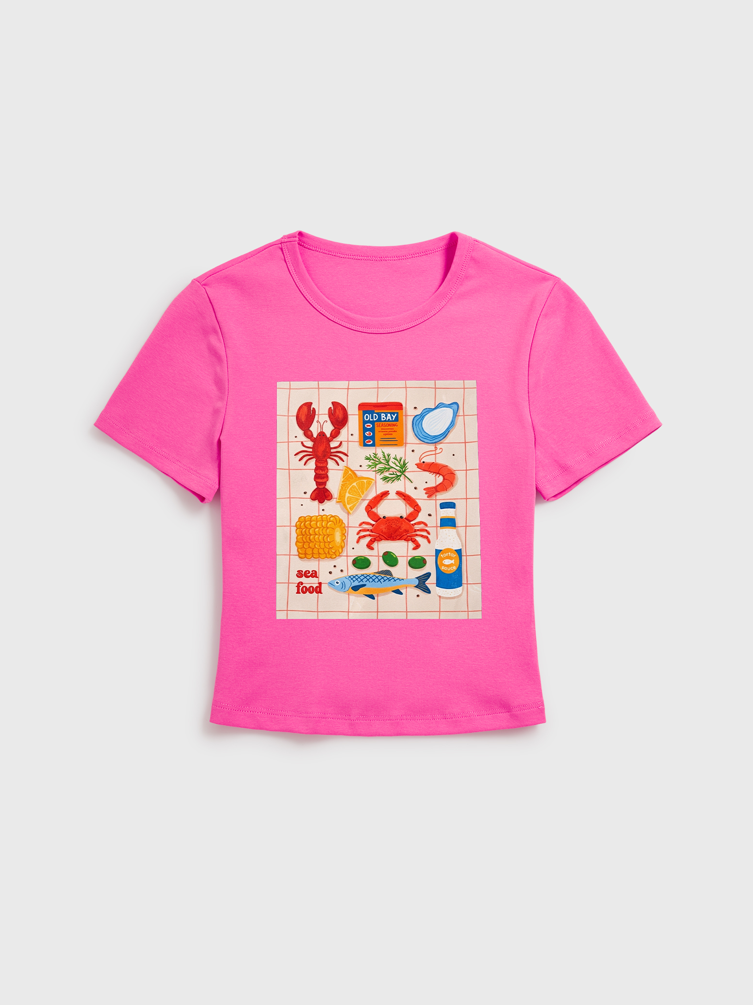 Coastal Seafood Ocean Food Baby Tee Shirt