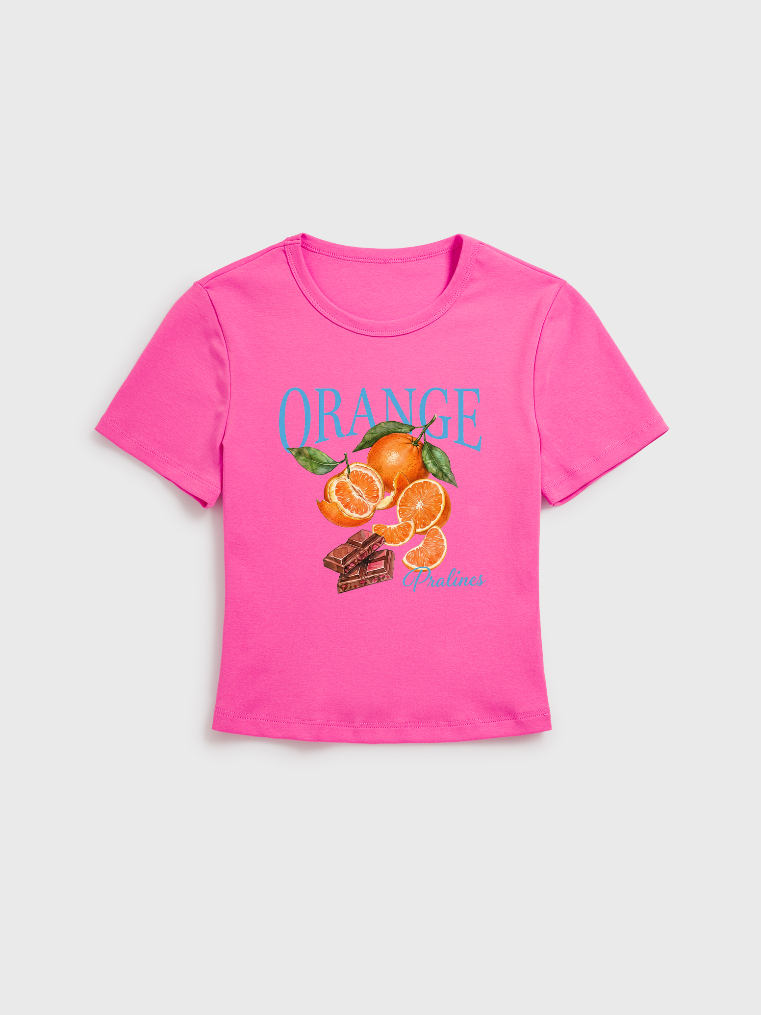 Orange Fruit Sweet Citrus Graphic Baby Tee