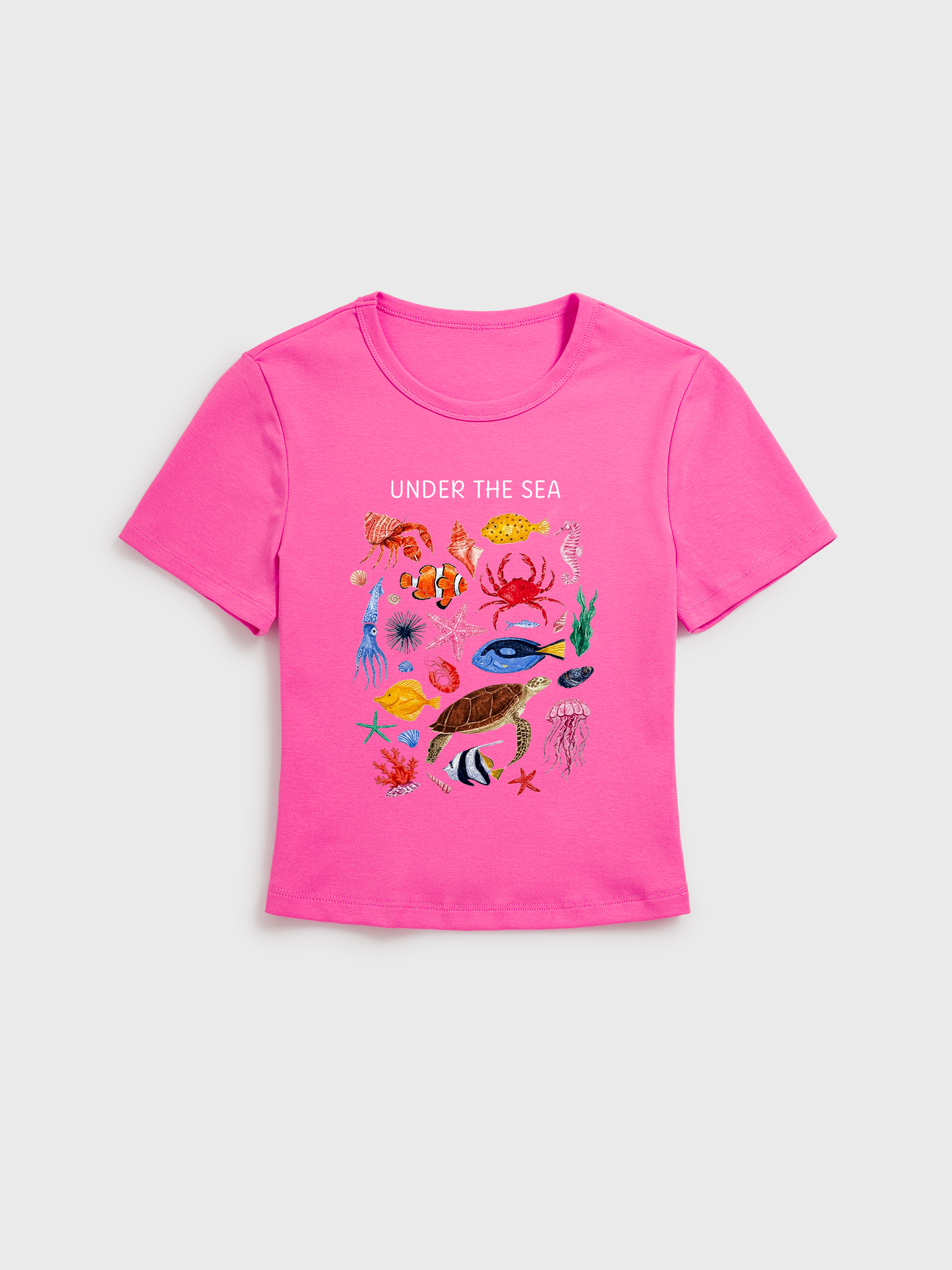 Under The Sea Cotton Baby Tee