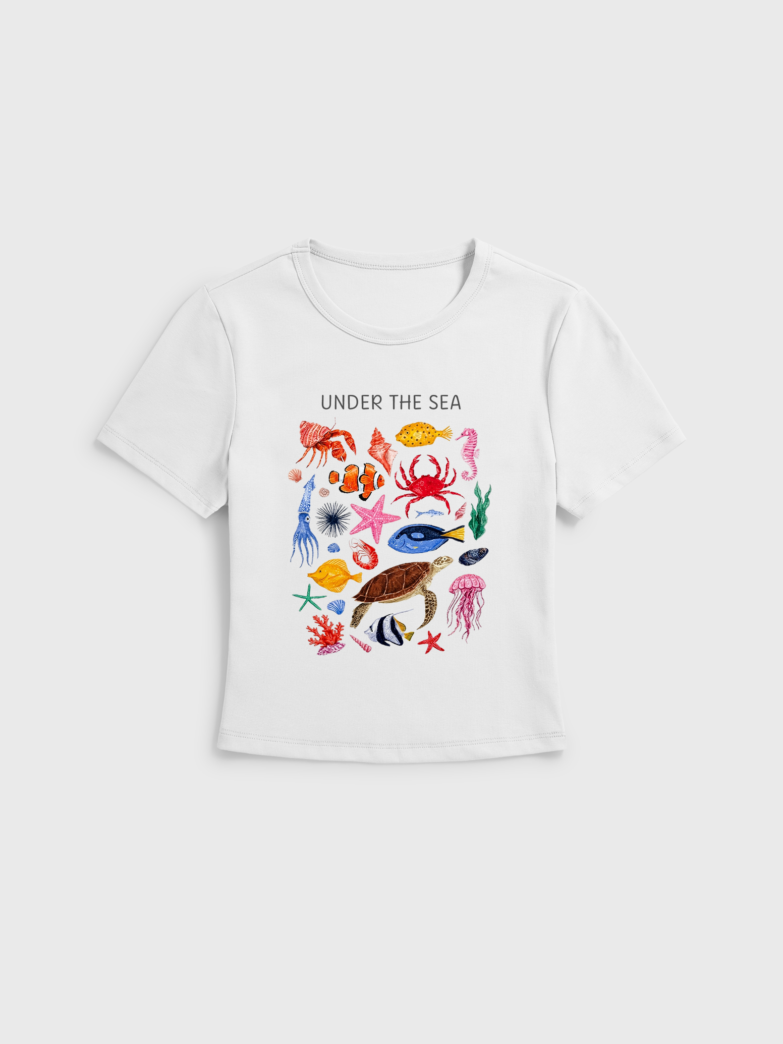 Under The Sea Cotton Baby Tee