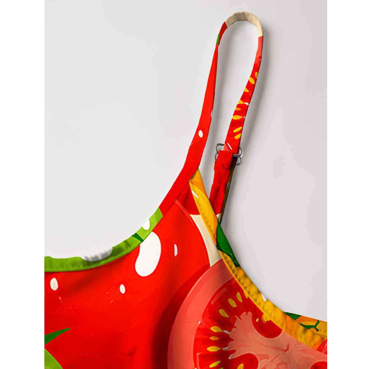 Colorful Garden Tomatoes Summer Mini Dress 