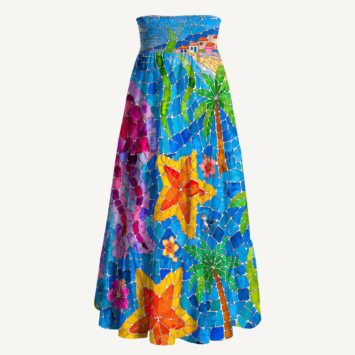 Under the Sea Maxi Skirt & Strapless Dress  