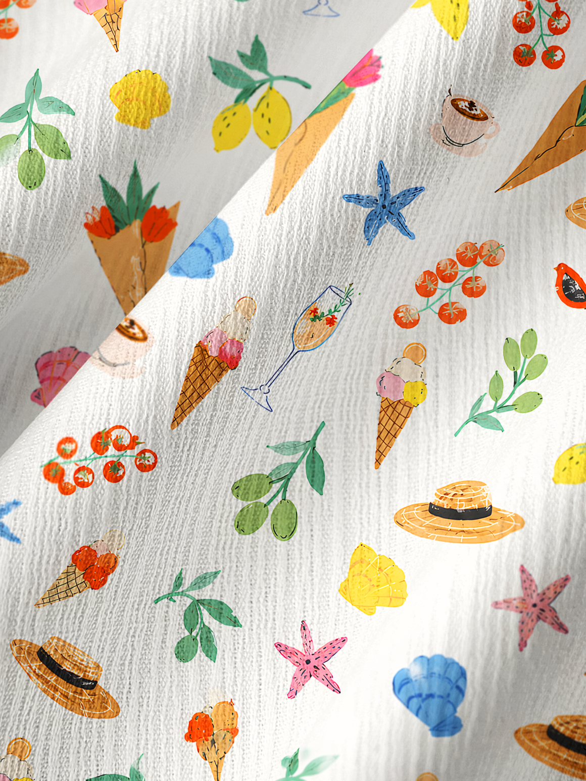 Summer Treats Pattern Pants For Women
